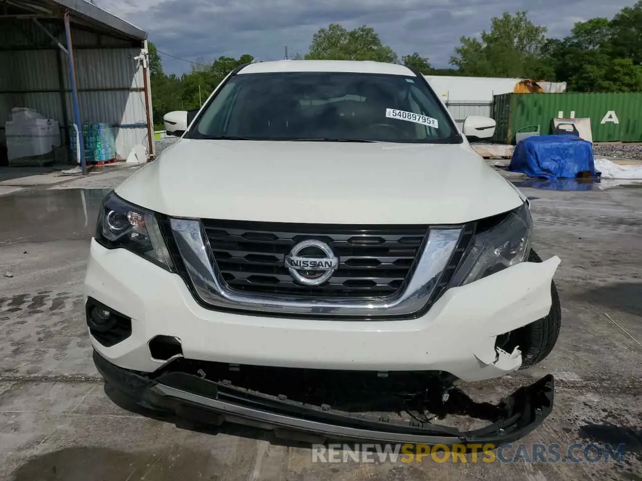 5 Photograph of a damaged car 5N1DR2MN3KC618760 NISSAN PATHFINDER 2019