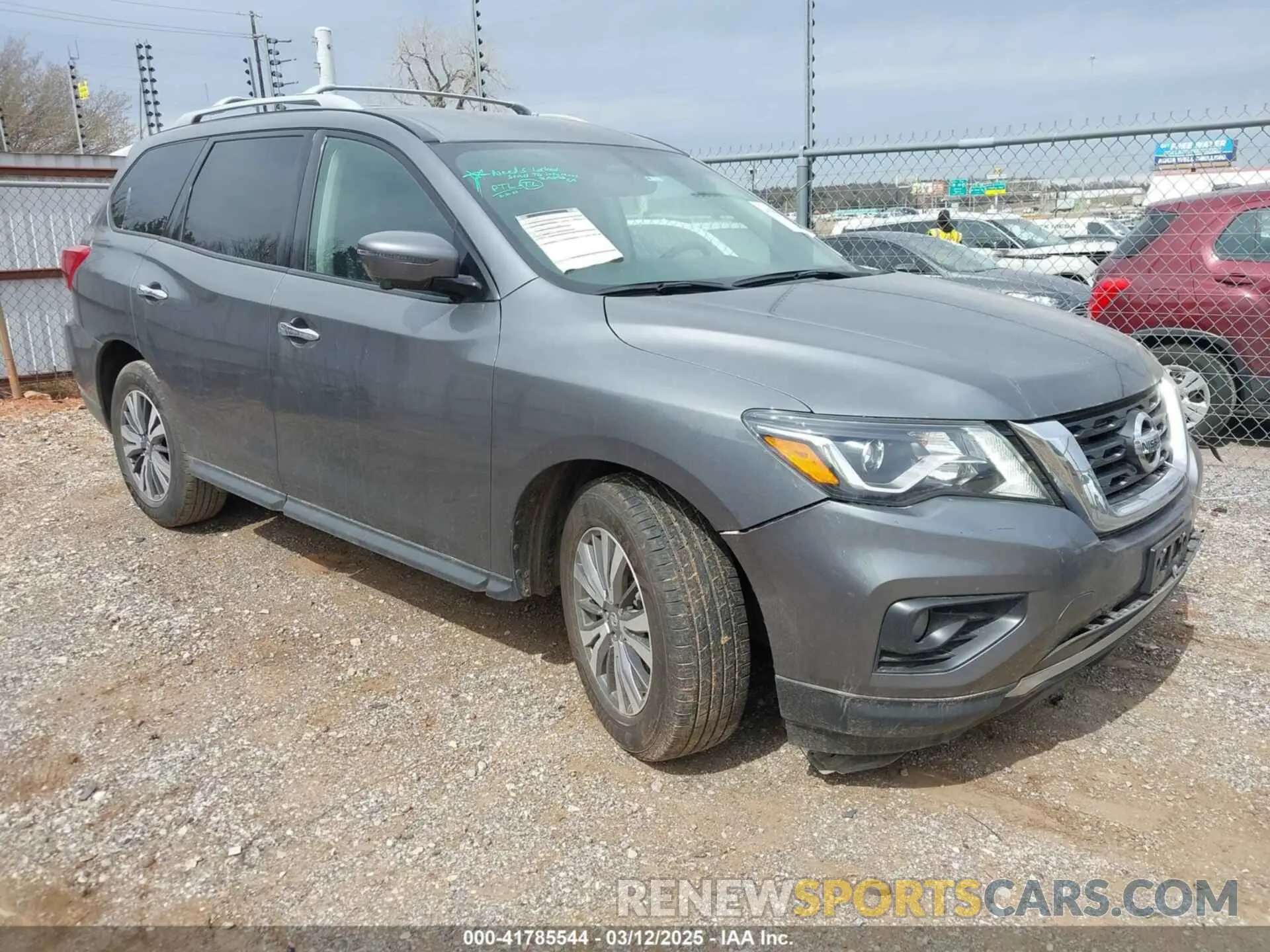1 Photograph of a damaged car 5N1DR2MN4KC617293 NISSAN PATHFINDER 2019
