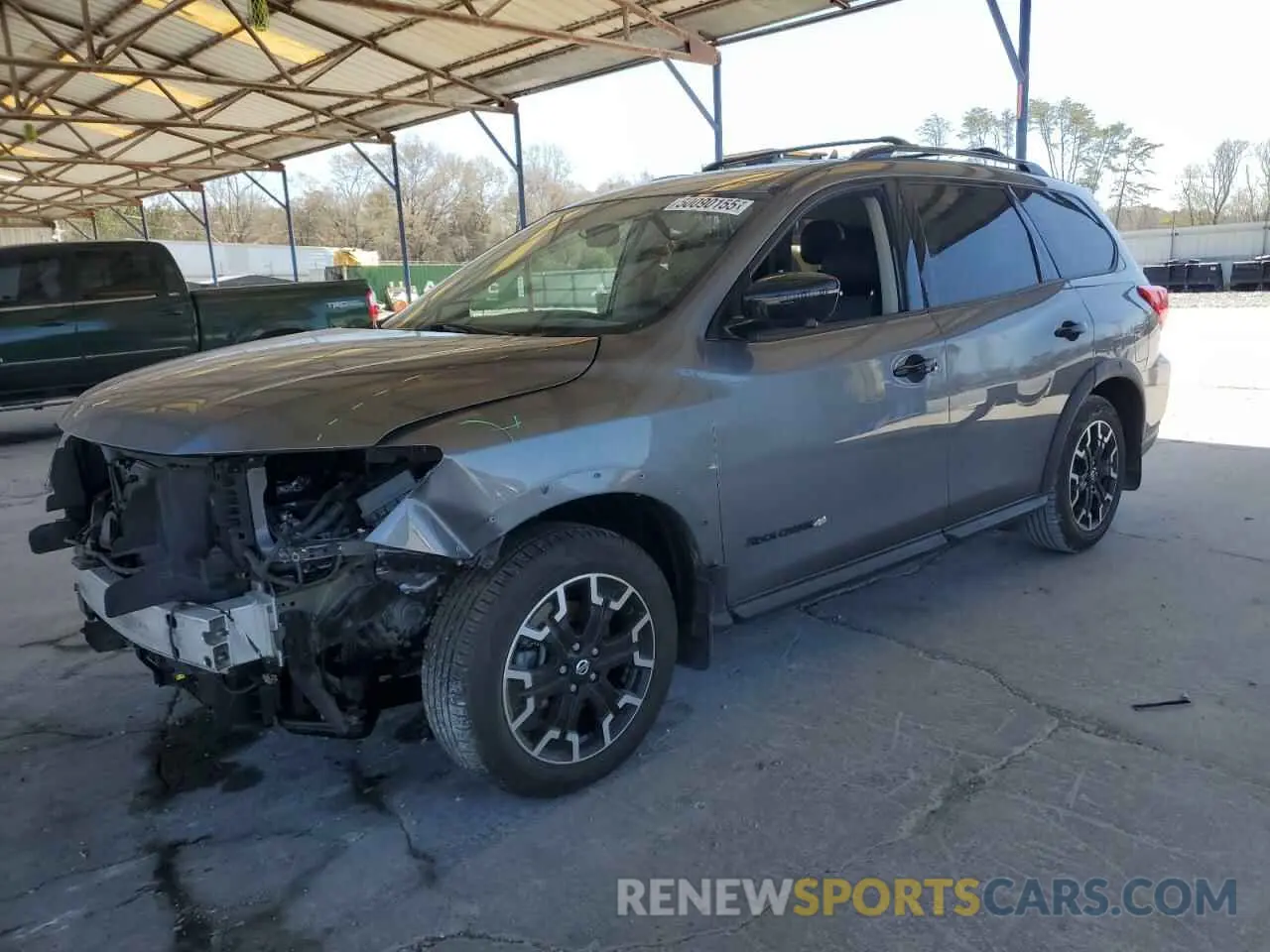 1 Photograph of a damaged car 5N1DR2MN4KC646177 NISSAN PATHFINDER 2019