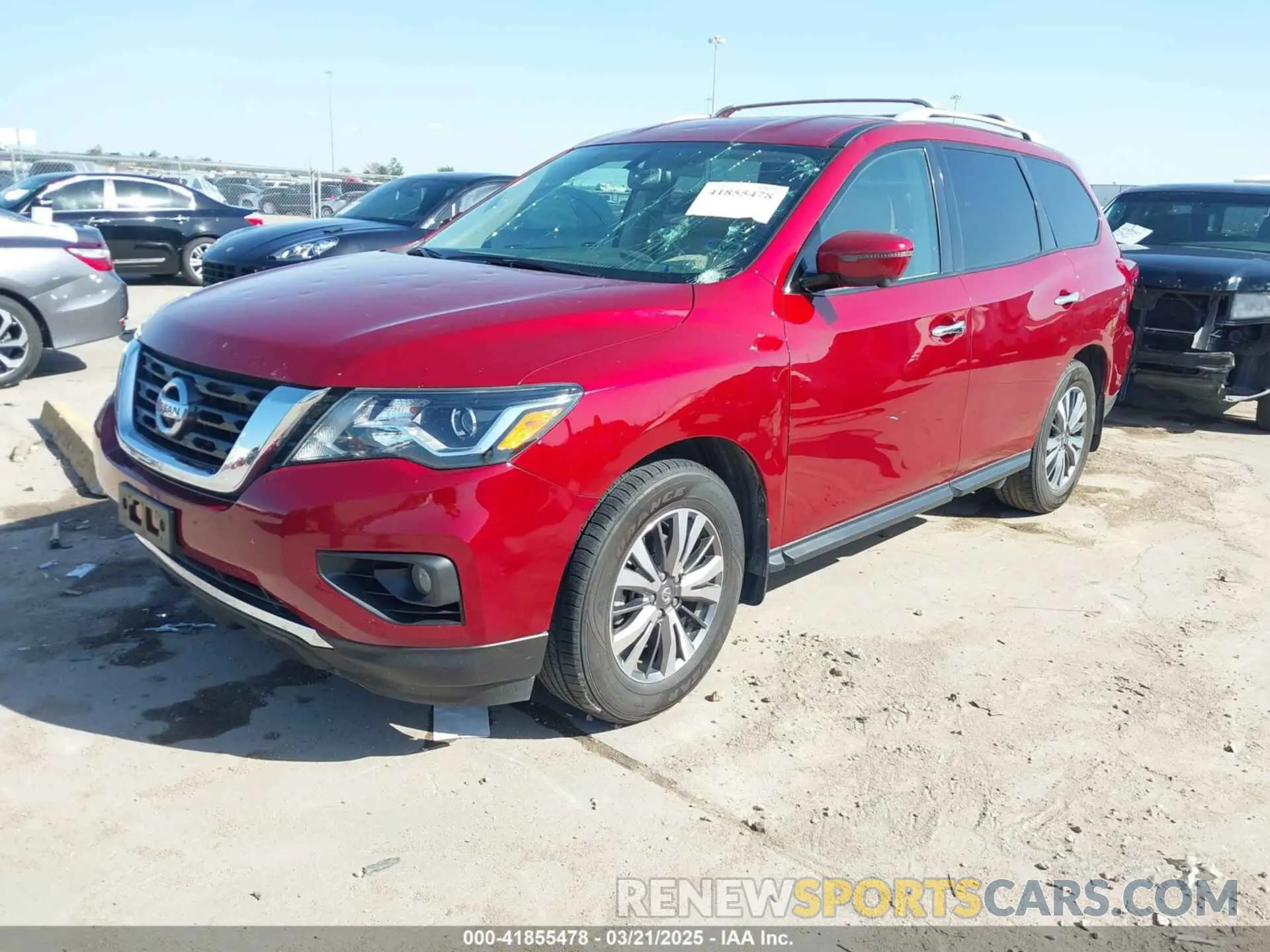 2 Photograph of a damaged car 5N1DR2MN5KC614774 NISSAN PATHFINDER 2019