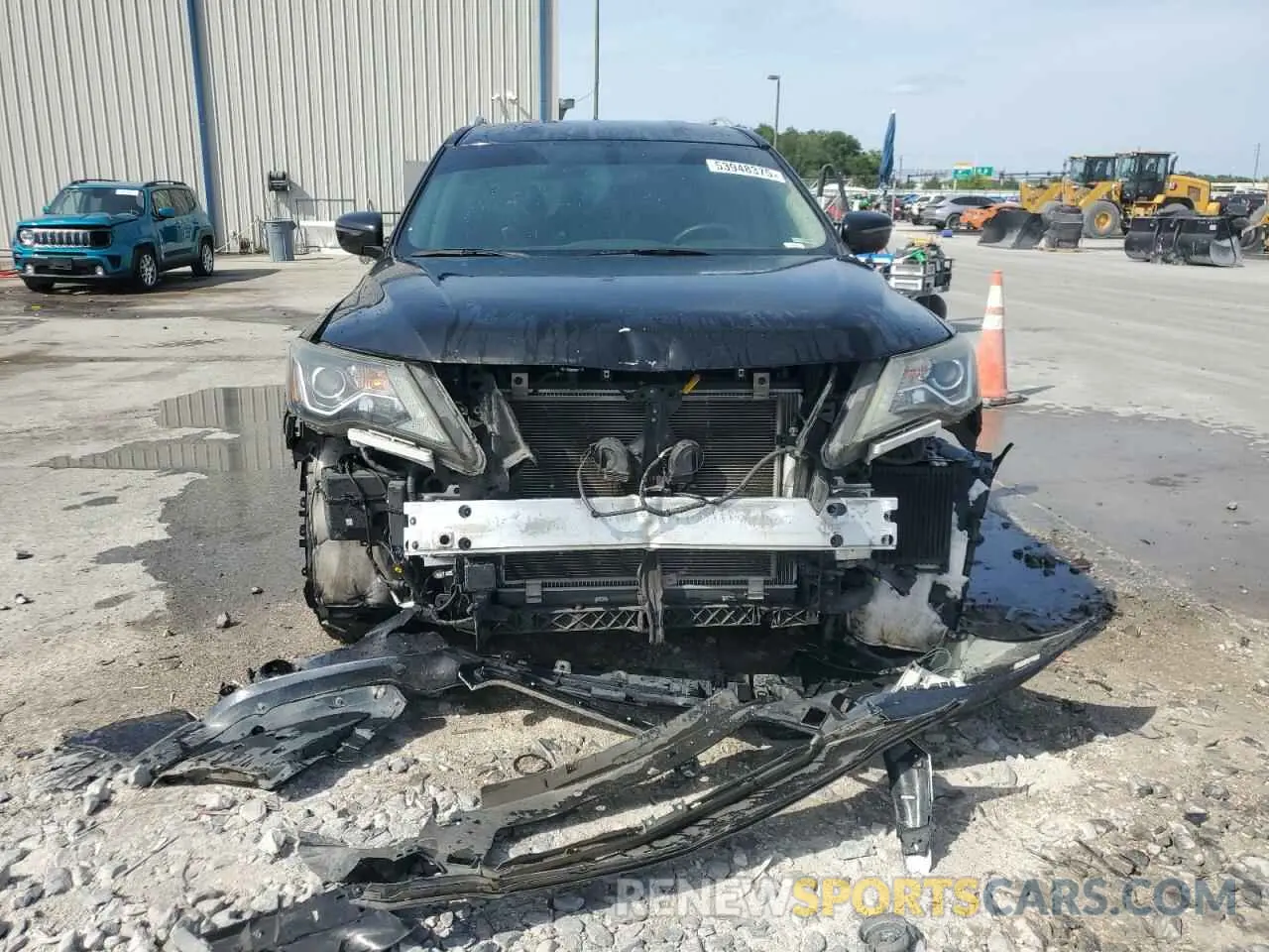 5 Photograph of a damaged car 5N1DR2MN6KC588508 NISSAN PATHFINDER 2019