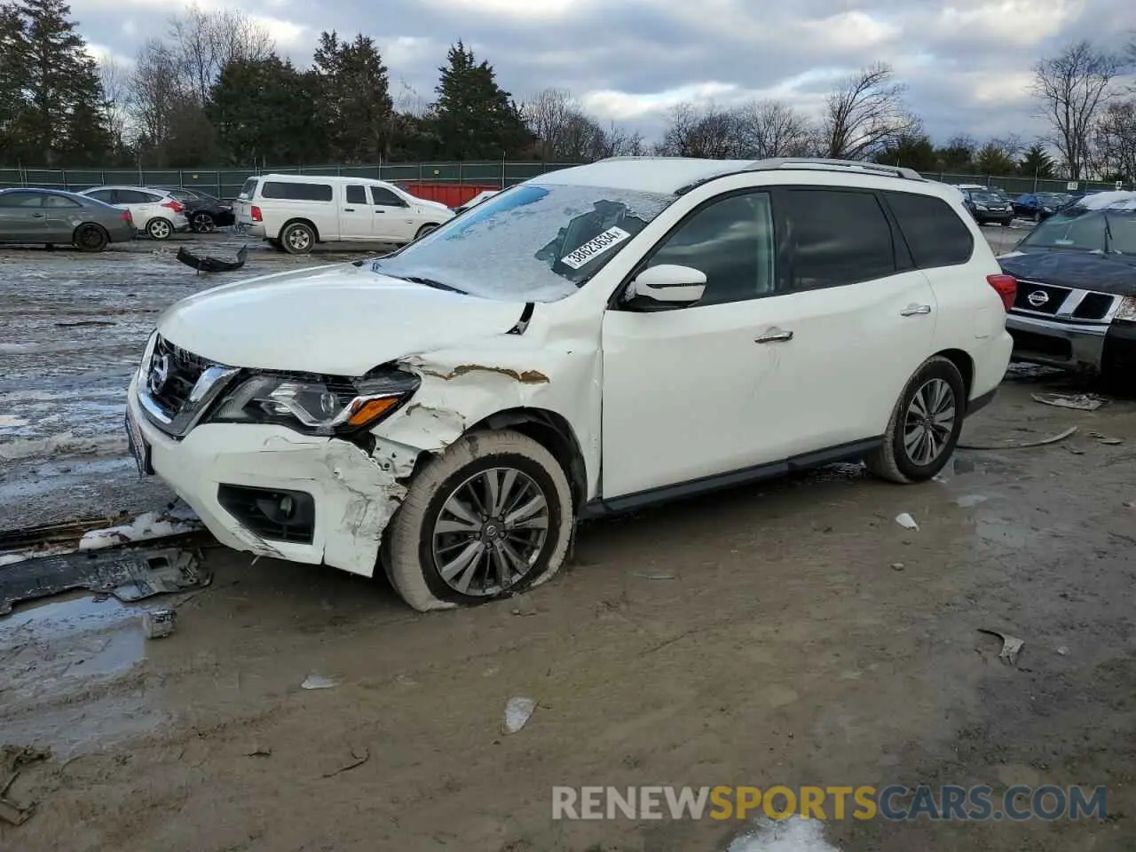 1 Photograph of a damaged car 5N1DR2MN6KC625234 NISSAN PATHFINDER 2019