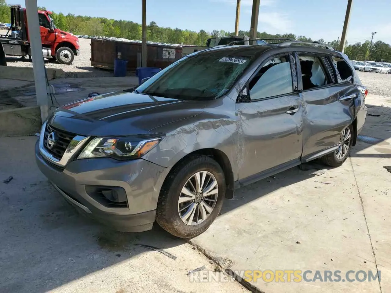 1 Photograph of a damaged car 5N1DR2MN6KC655379 NISSAN PATHFINDER 2019