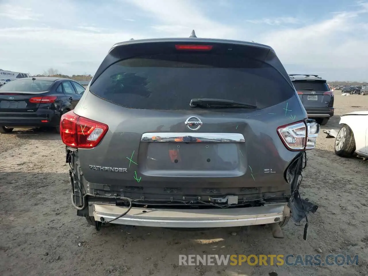 6 Photograph of a damaged car 5N1DR2MN7KC610709 NISSAN PATHFINDER 2019