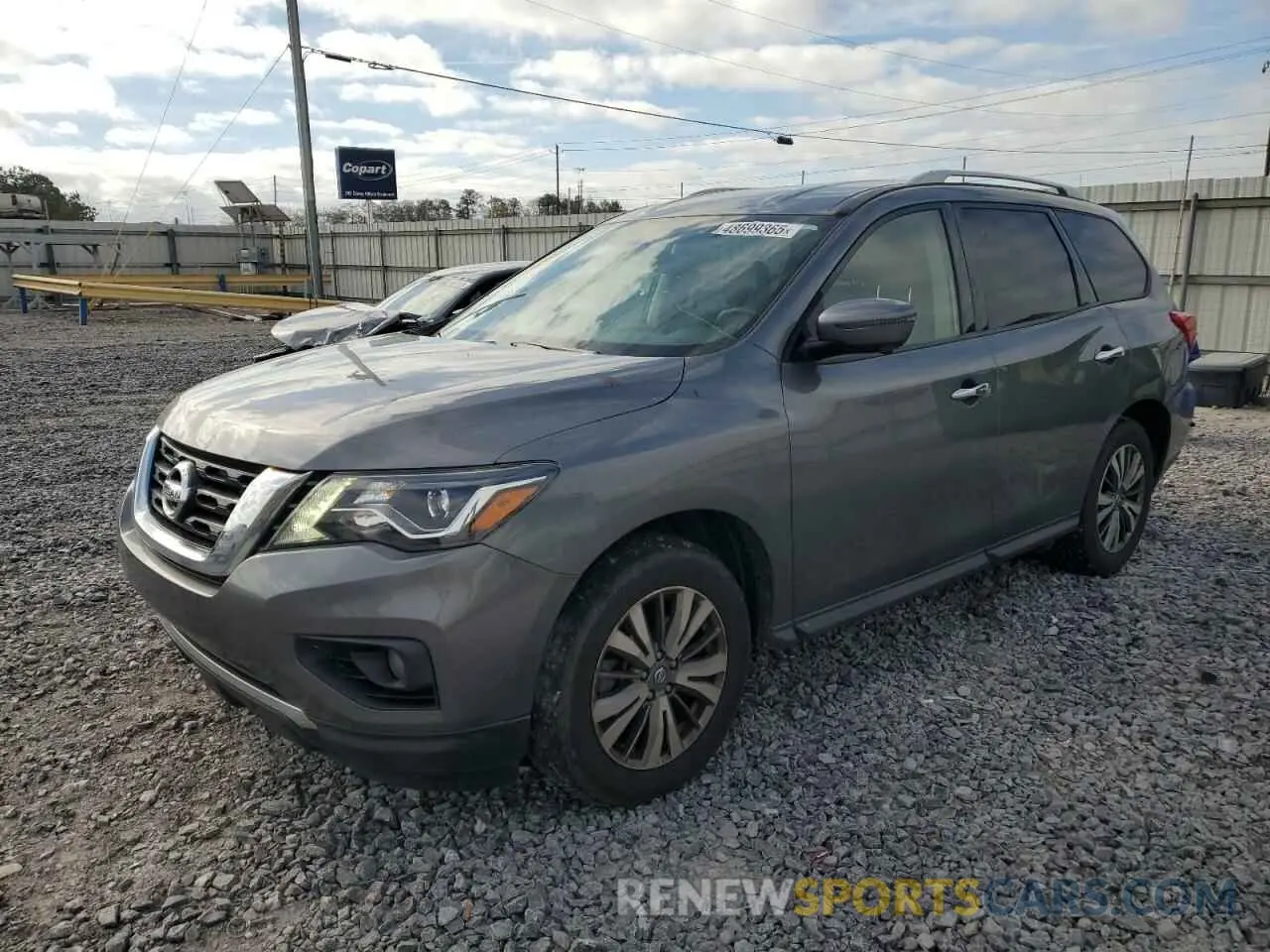 1 Photograph of a damaged car 5N1DR2MN7KC622360 NISSAN PATHFINDER 2019
