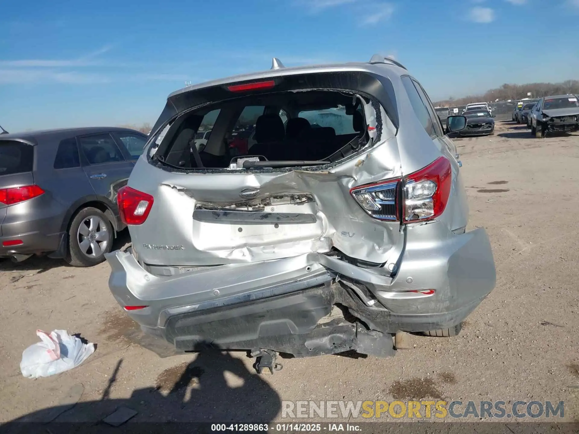 15 Photograph of a damaged car 5N1DR2MN7KC634430 NISSAN PATHFINDER 2019