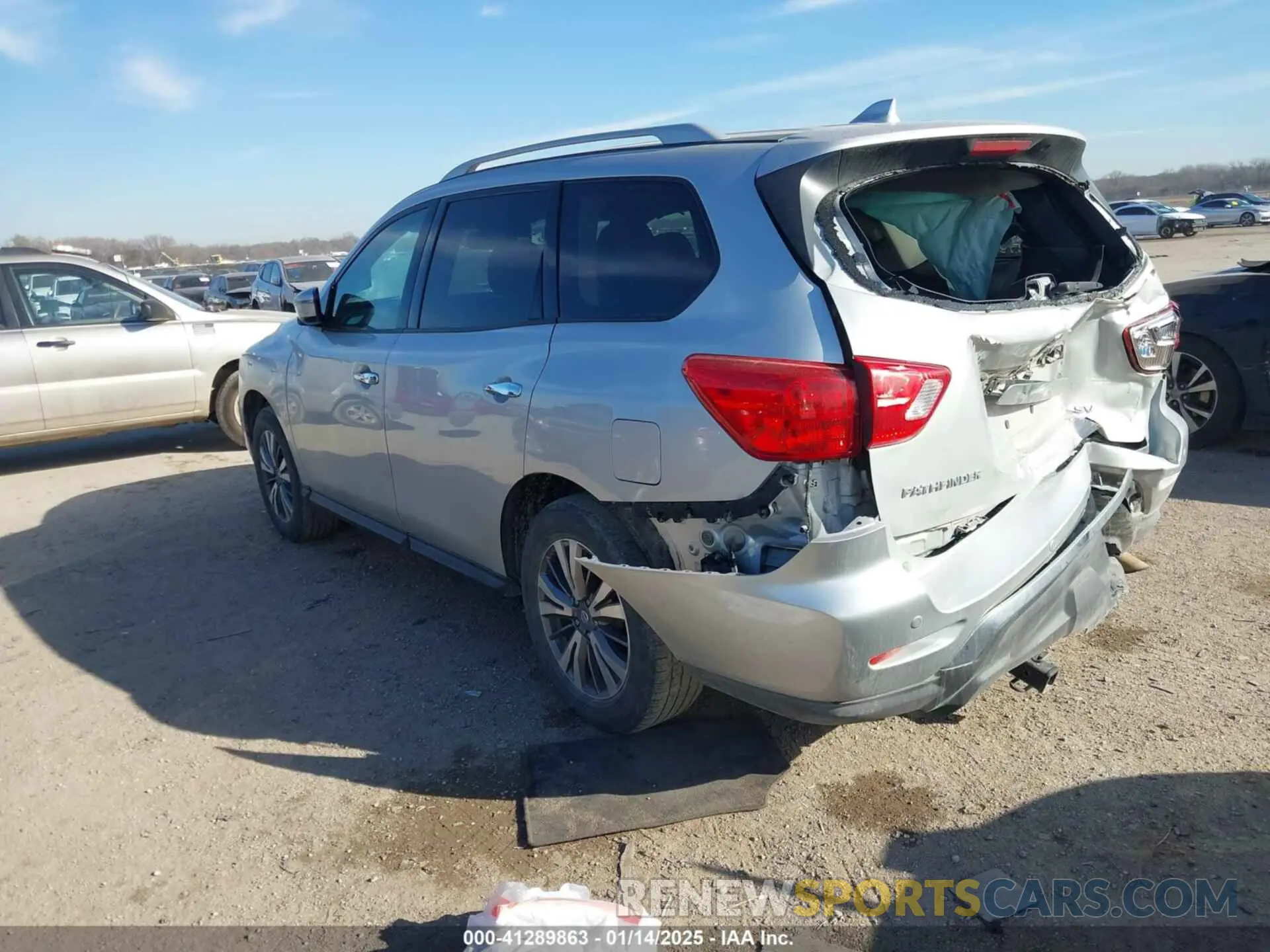 3 Photograph of a damaged car 5N1DR2MN7KC634430 NISSAN PATHFINDER 2019