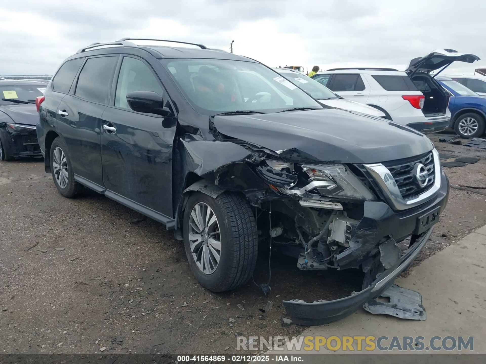 1 Photograph of a damaged car 5N1DR2MN7KC635691 NISSAN PATHFINDER 2019