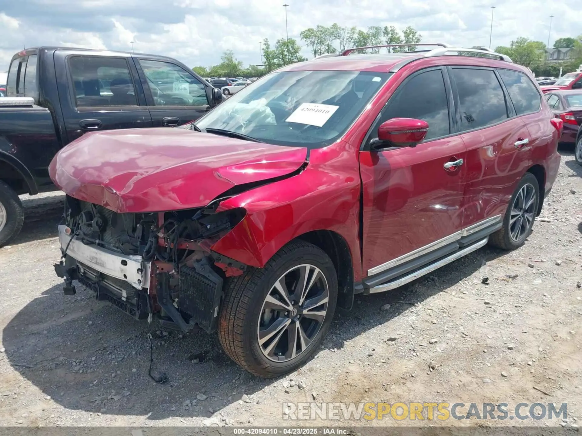 2 Photograph of a damaged car 5N1DR2MN7KC636291 NISSAN PATHFINDER 2019