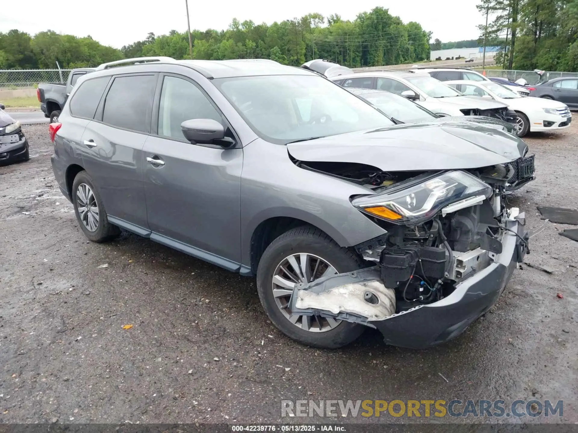 1 Photograph of a damaged car 5N1DR2MN7KC643693 NISSAN PATHFINDER 2019