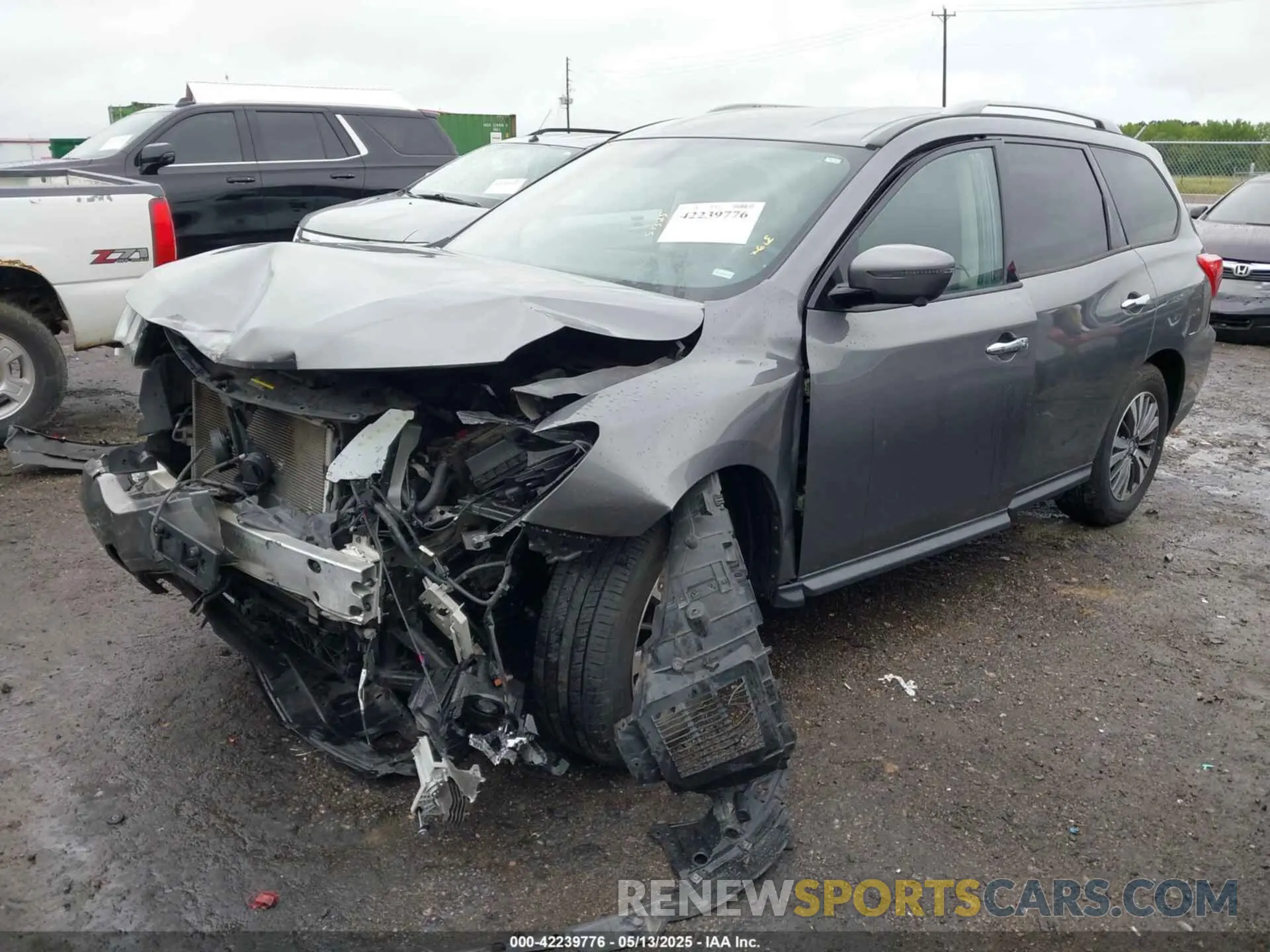 2 Photograph of a damaged car 5N1DR2MN7KC643693 NISSAN PATHFINDER 2019
