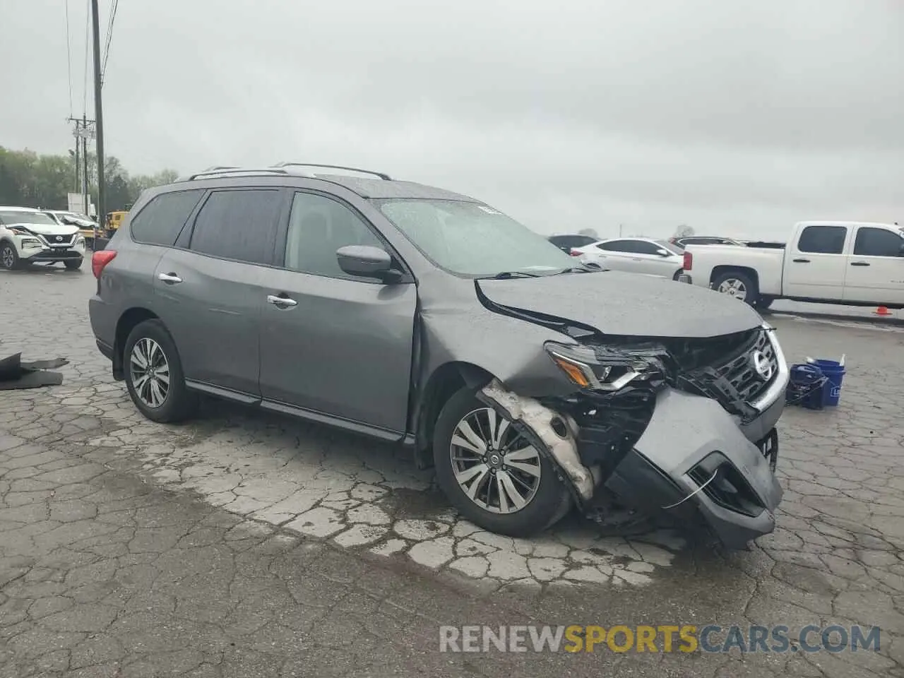 4 Photograph of a damaged car 5N1DR2MN8KC639149 NISSAN PATHFINDER 2019
