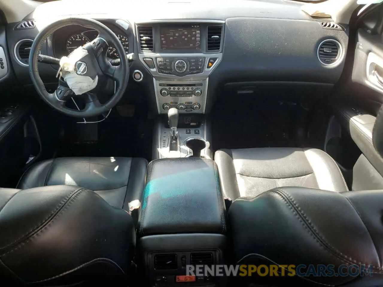 8 Photograph of a damaged car 5N1DR2MN9KC584680 NISSAN PATHFINDER 2019