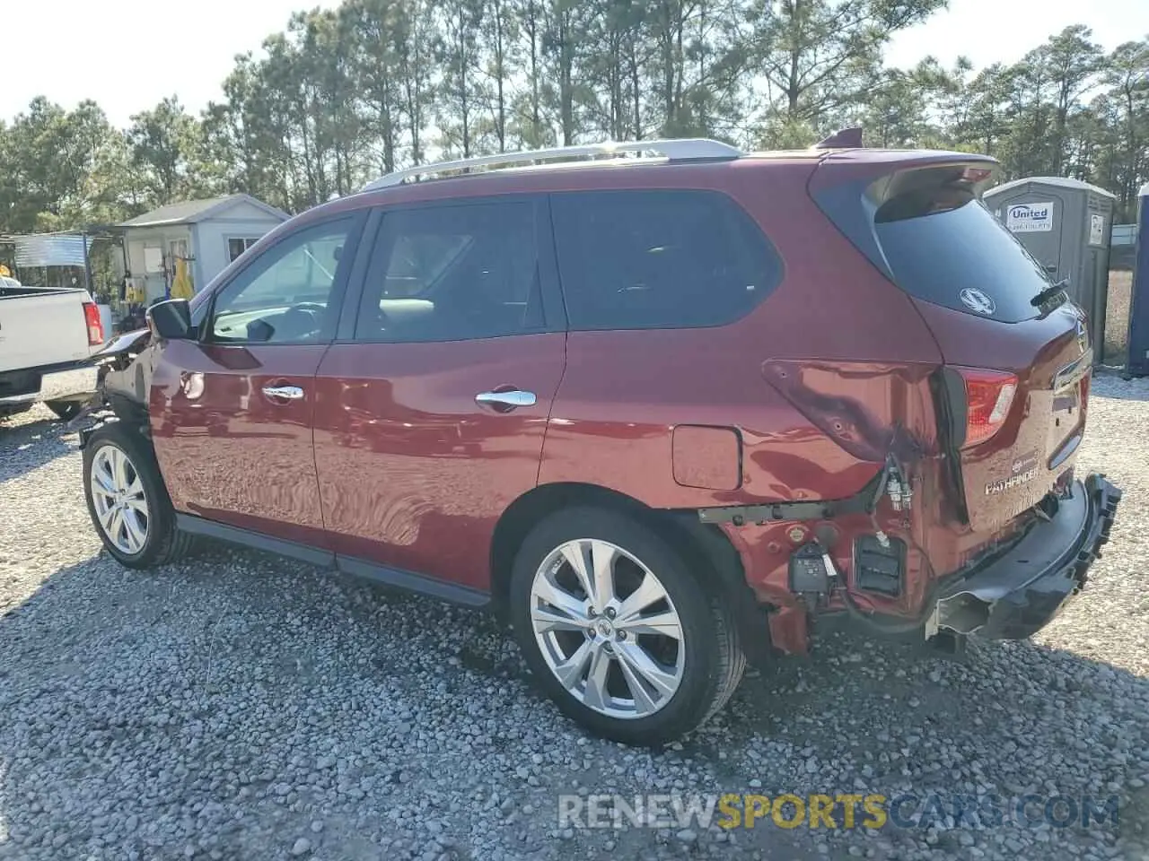 2 Photograph of a damaged car 5N1DR2MNXKC591847 NISSAN PATHFINDER 2019