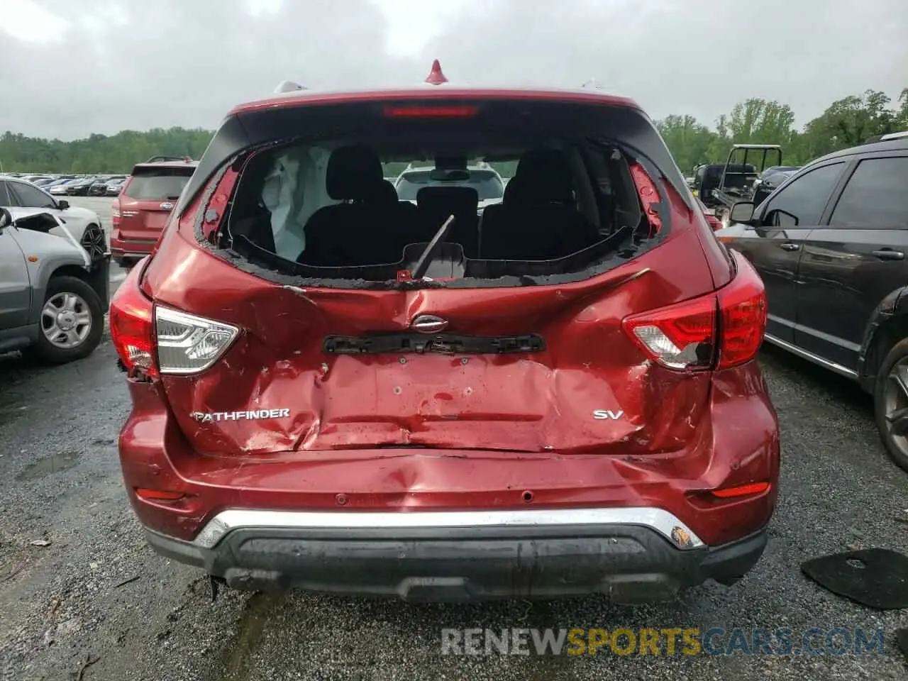 6 Photograph of a damaged car 5N1DR2MNXKC592996 NISSAN PATHFINDER 2019