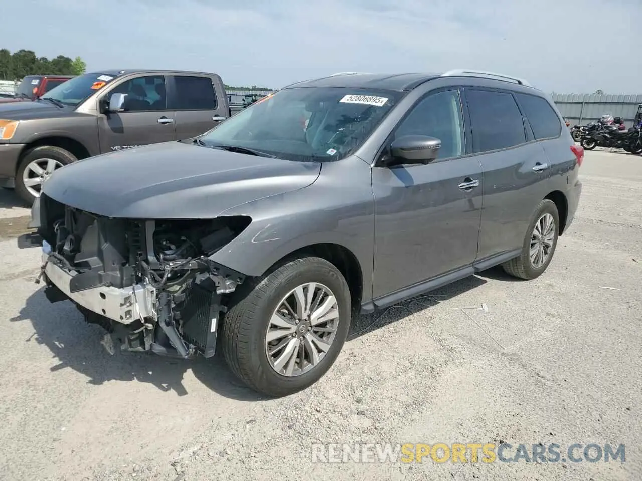 1 Photograph of a damaged car 5N1DR2MNXKC605066 NISSAN PATHFINDER 2019