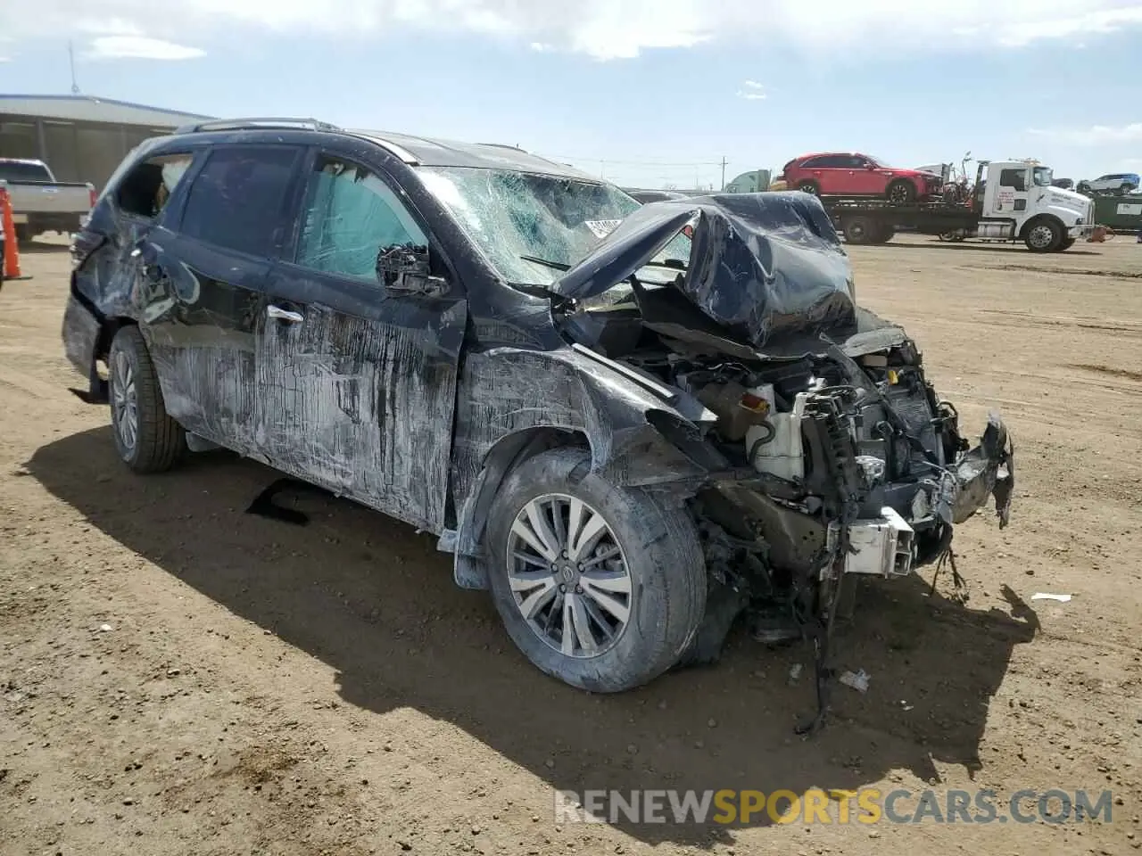 4 Photograph of a damaged car 5N1DR2AM2LC642044 NISSAN PATHFINDER 2020