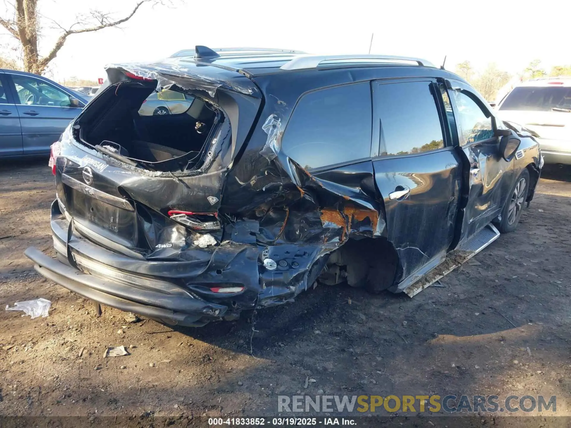 4 Photograph of a damaged car 5N1DR2AM7LC608763 NISSAN PATHFINDER 2020