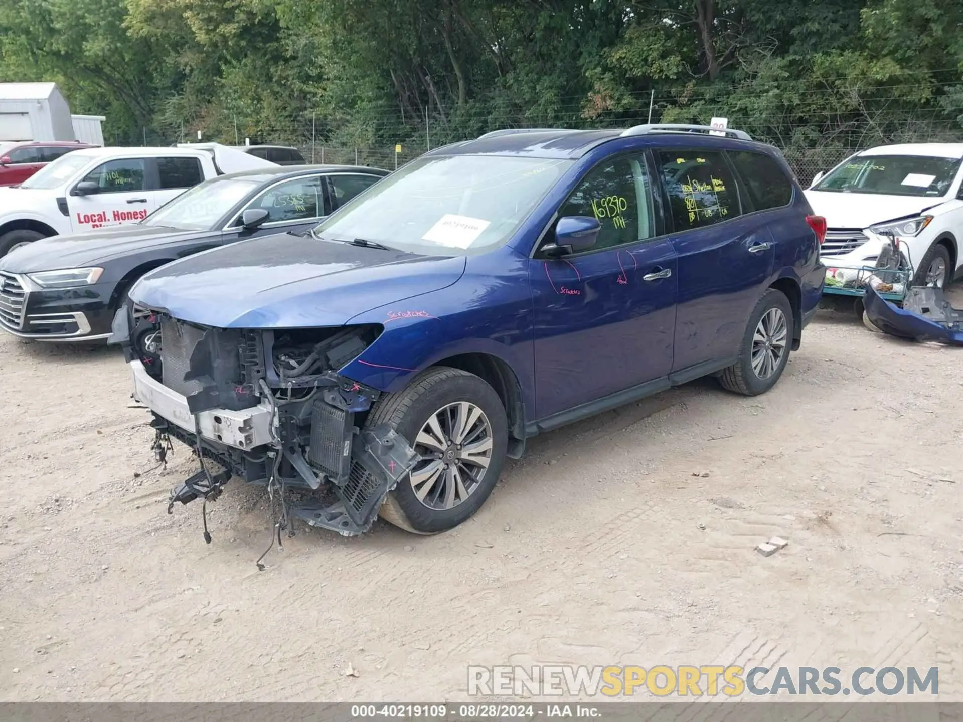 2 Photograph of a damaged car 5N1DR2BM5LC627973 NISSAN PATHFINDER 2020