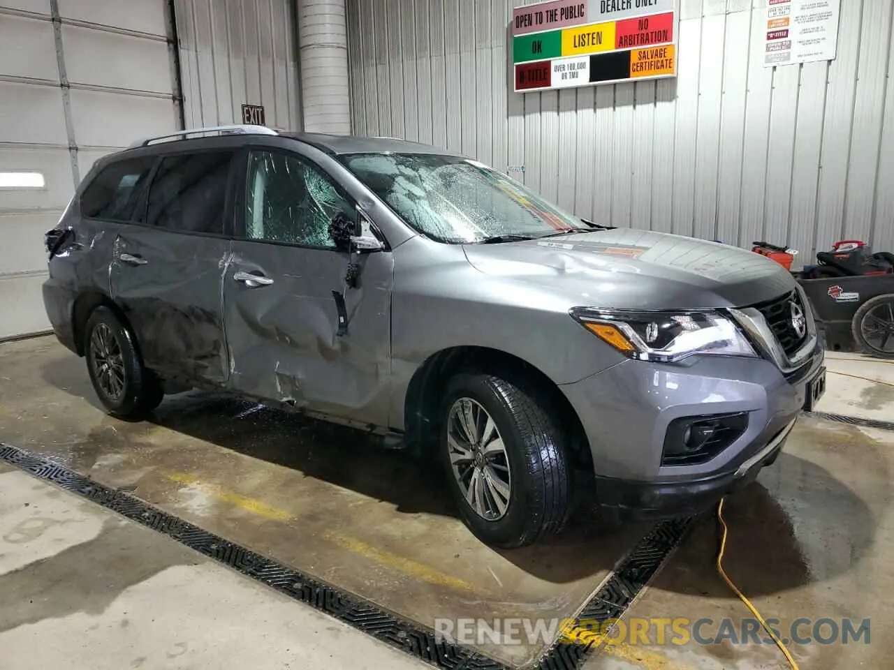 4 Photograph of a damaged car 5N1DR2BM7LC604193 NISSAN PATHFINDER 2020