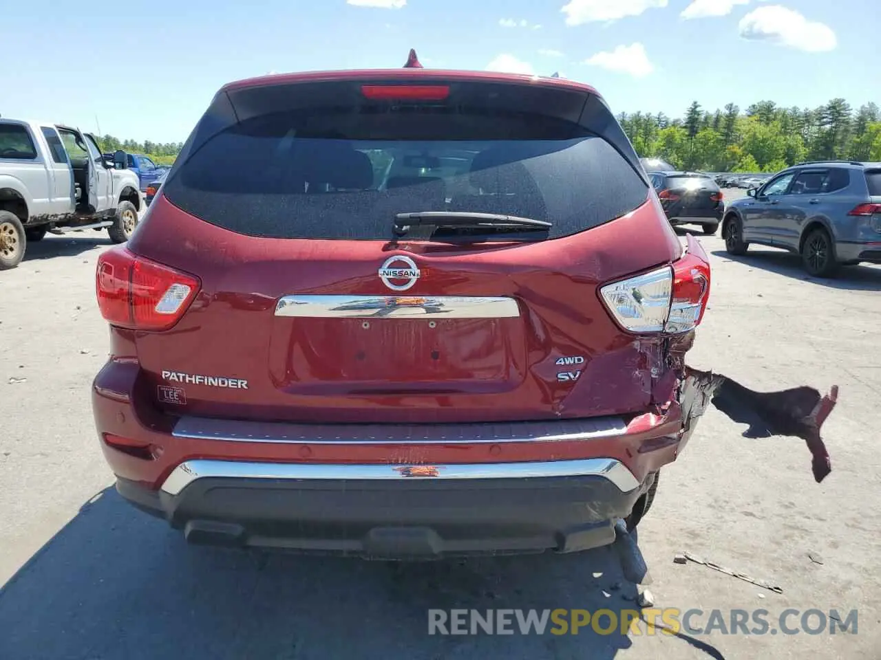 6 Photograph of a damaged car 5N1DR2BM7LC650929 NISSAN PATHFINDER 2020