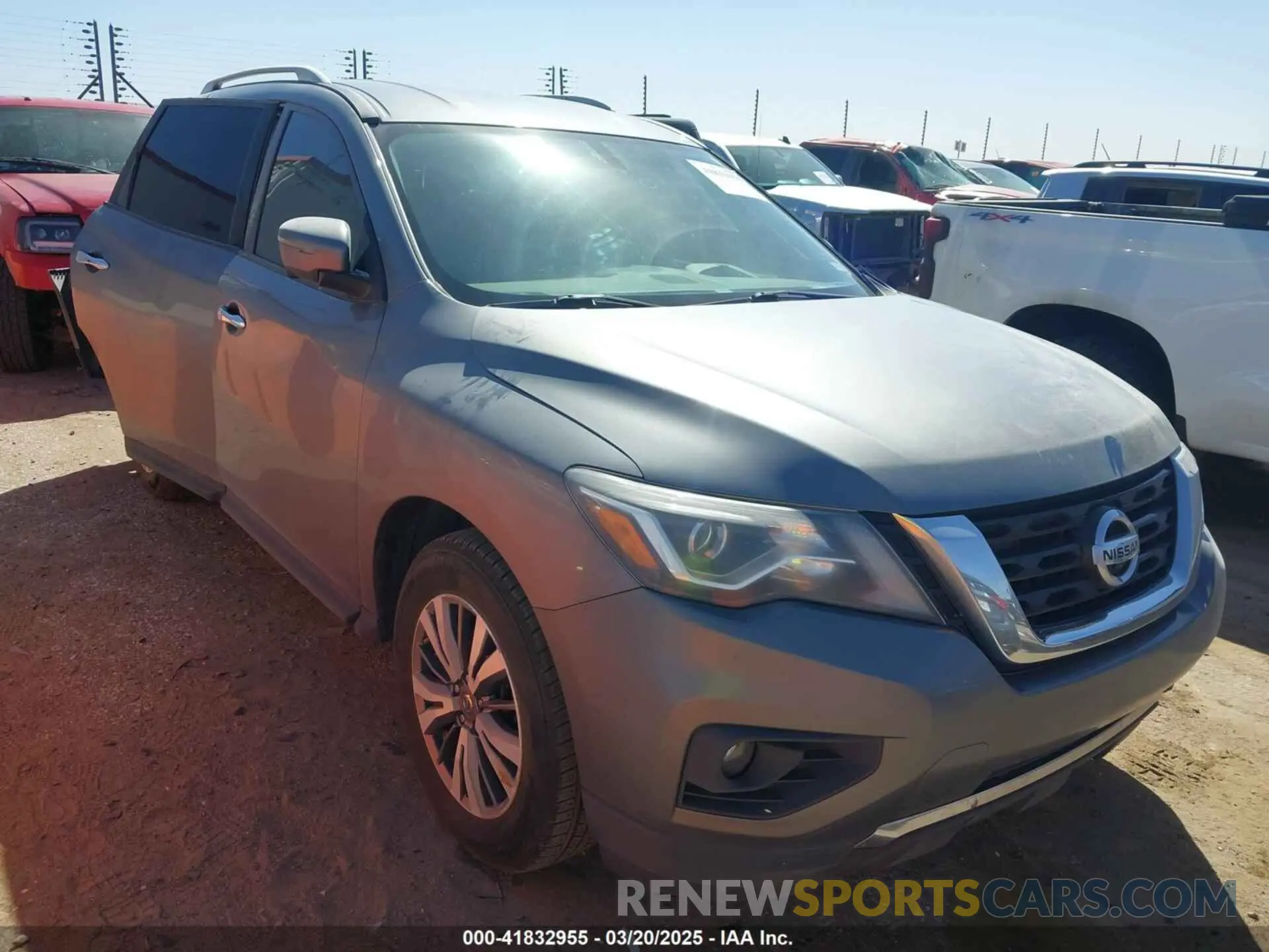 1 Photograph of a damaged car 5N1DR2CN5LC597364 NISSAN PATHFINDER 2020