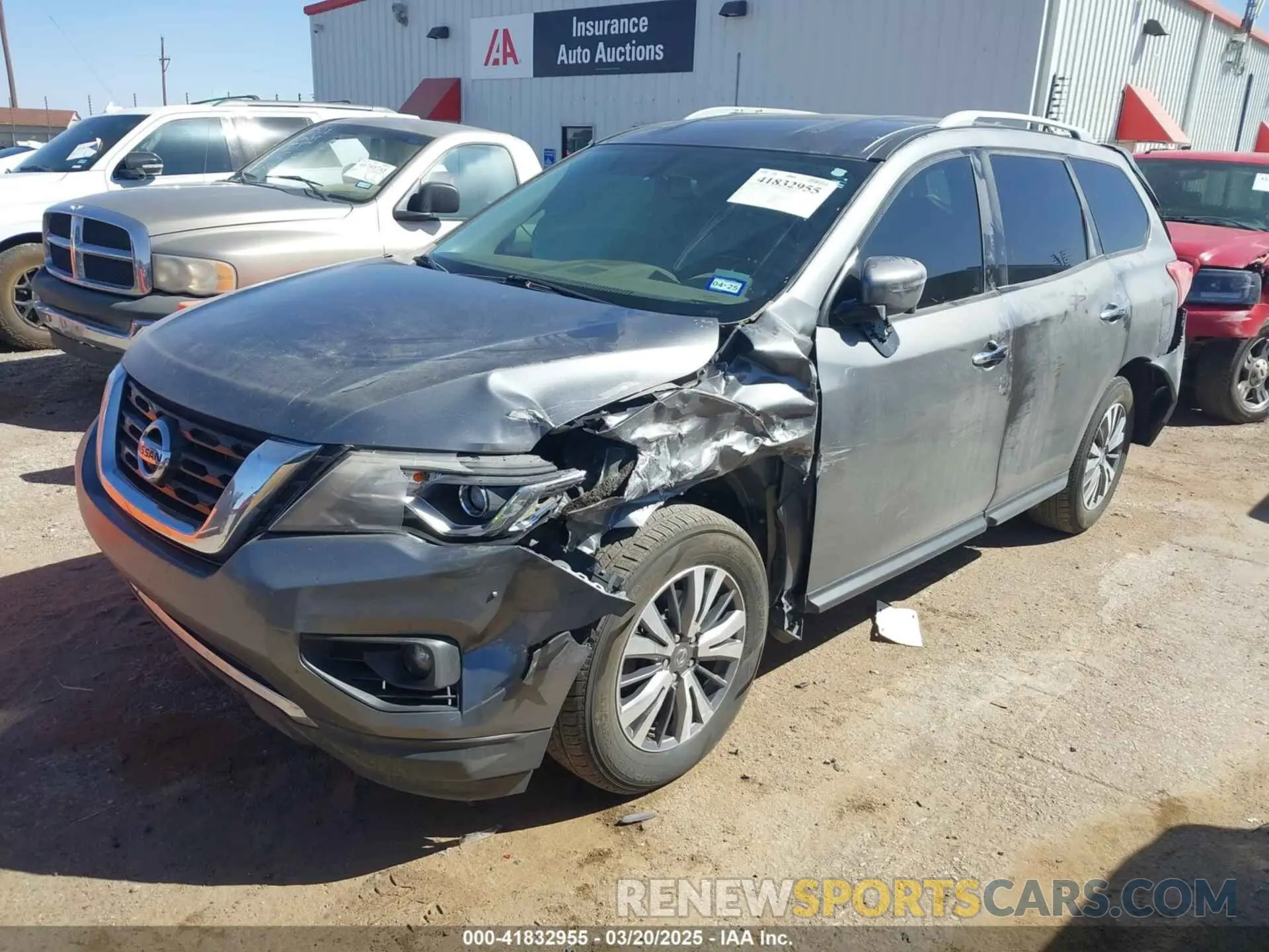 2 Photograph of a damaged car 5N1DR2CN5LC597364 NISSAN PATHFINDER 2020