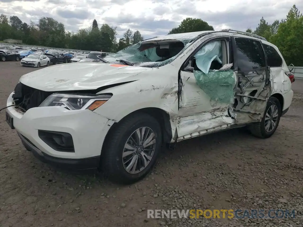 1 Photograph of a damaged car 5N1DR2CN6LC607979 NISSAN PATHFINDER 2020