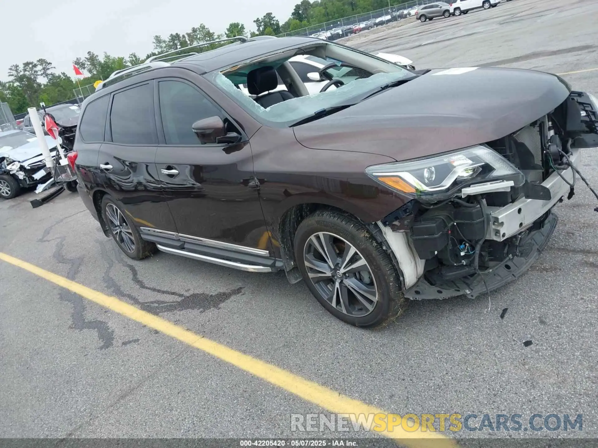 1 Photograph of a damaged car 5N1DR2DN0LC592071 NISSAN PATHFINDER 2020
