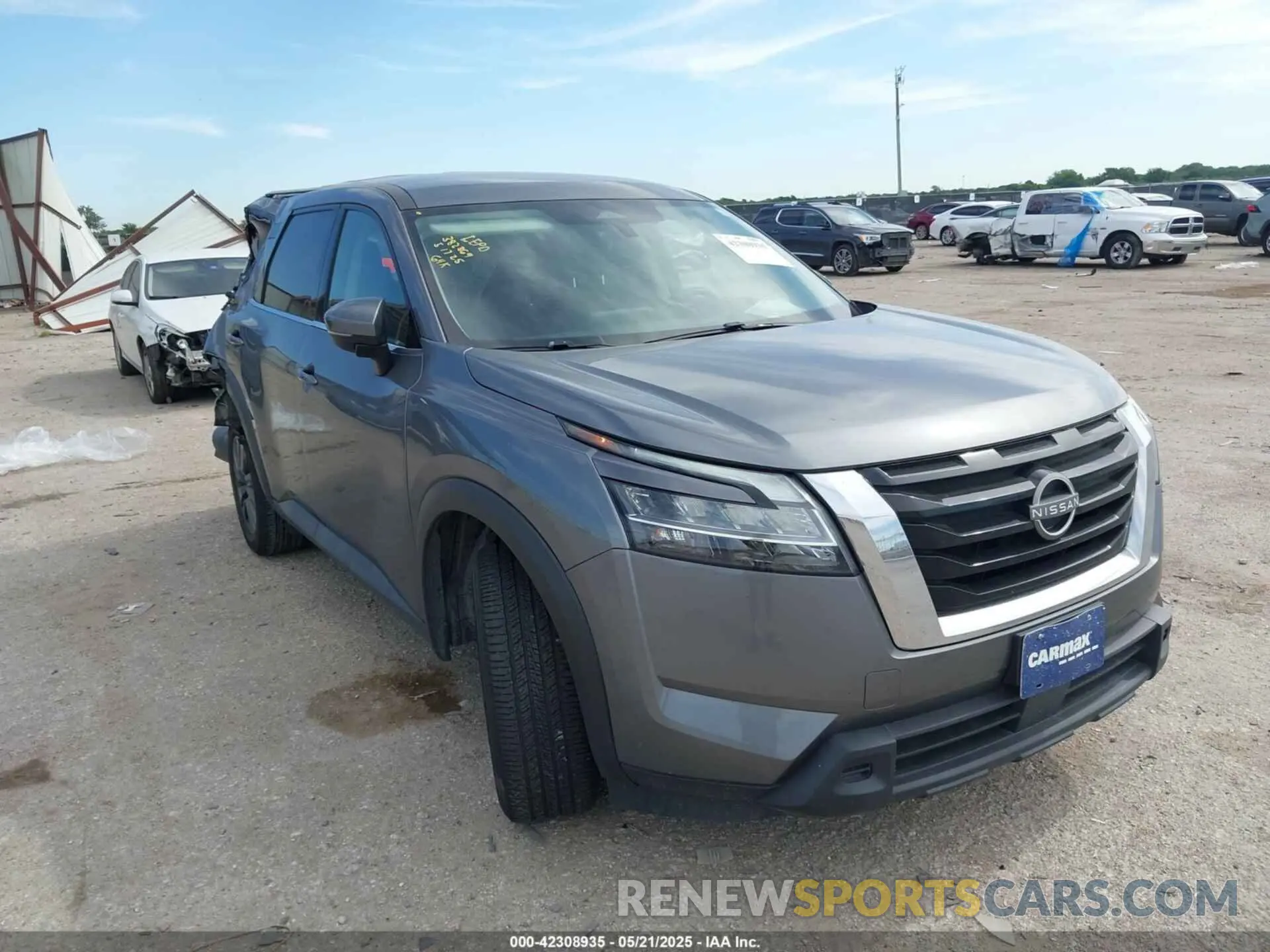 1 Photograph of a damaged car 5N1DR3AA9NC206564 NISSAN PATHFINDER 2022