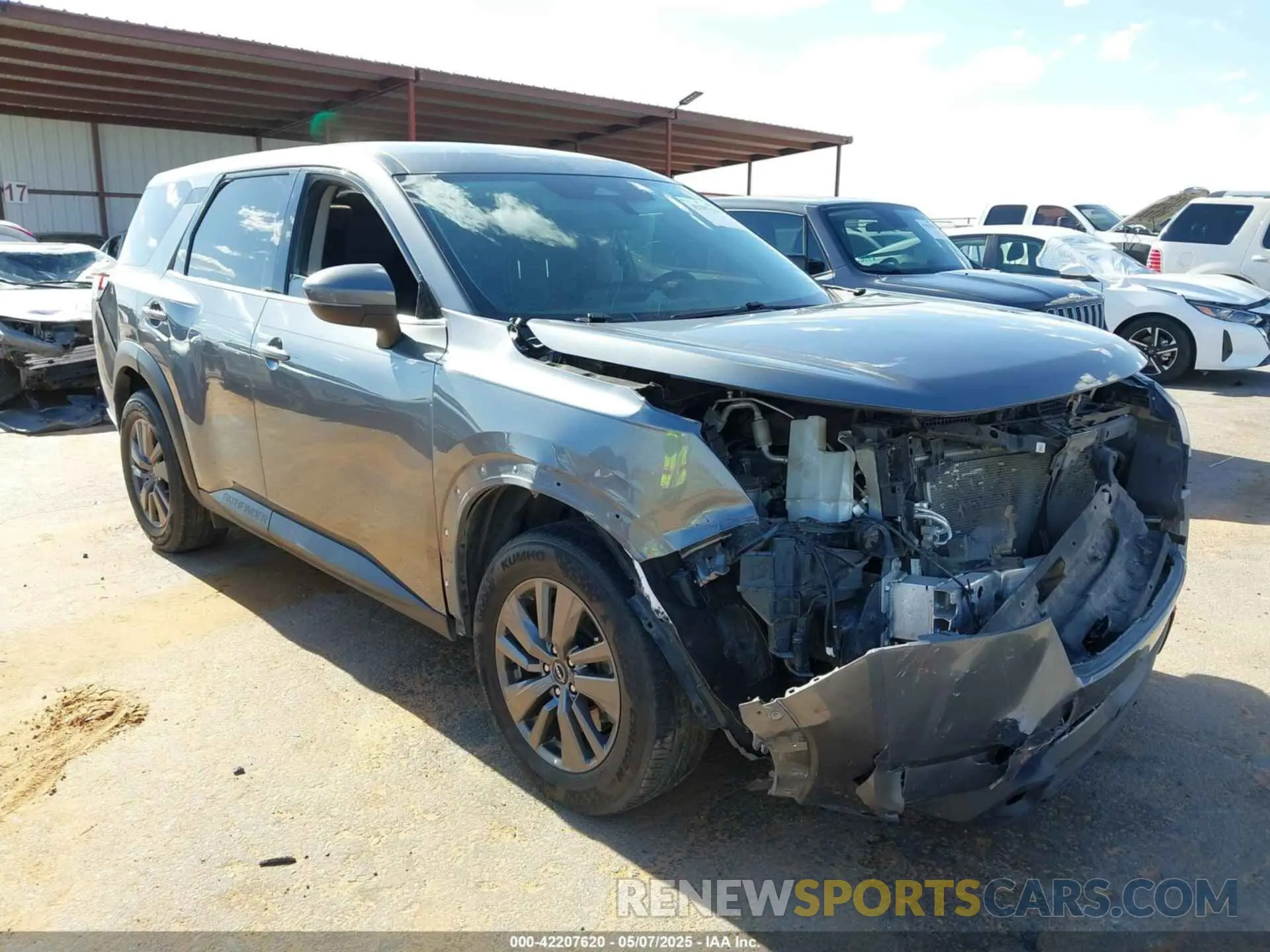 1 Photograph of a damaged car 5N1DR3AAXNC247057 NISSAN PATHFINDER 2022