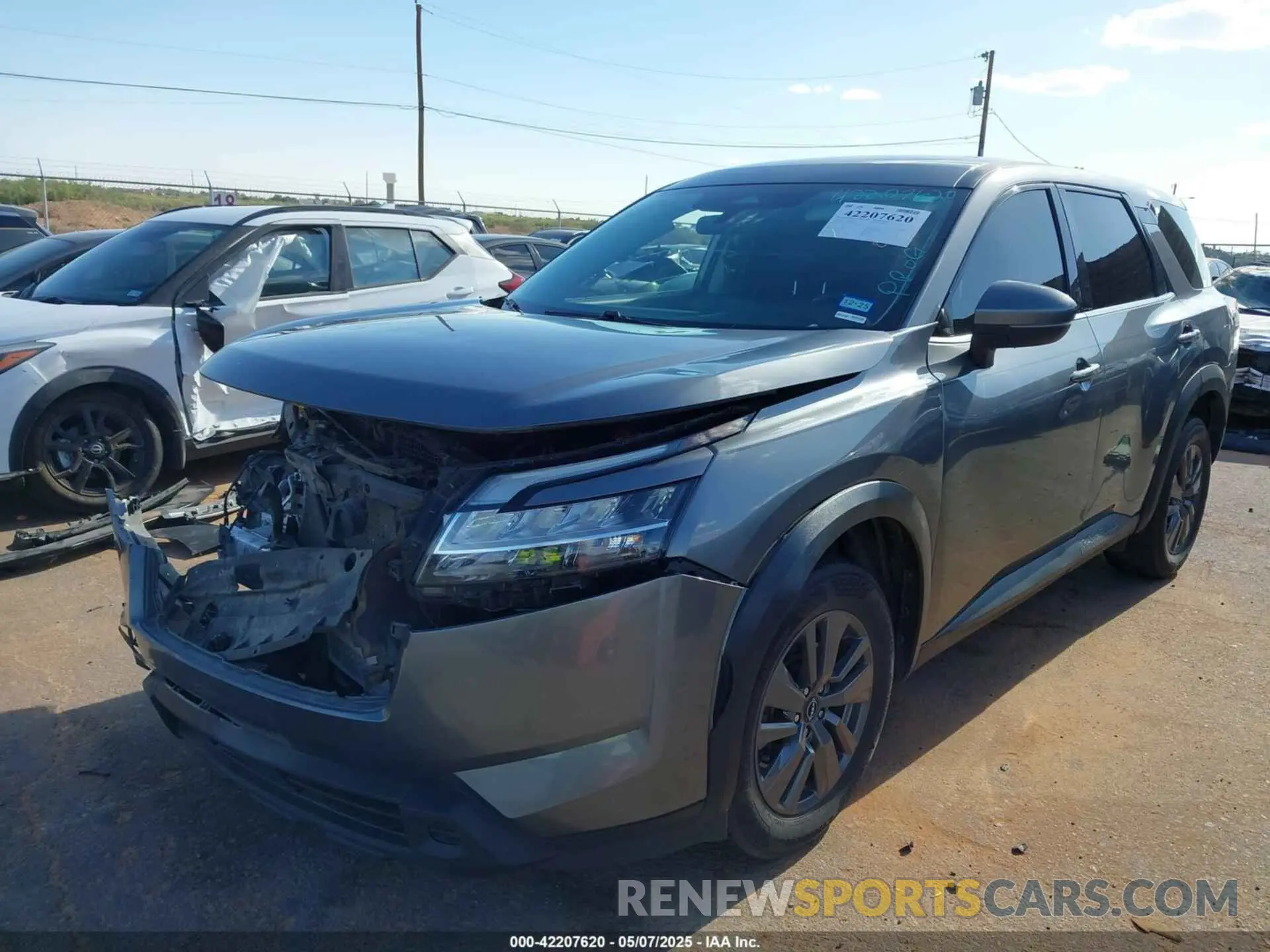 6 Photograph of a damaged car 5N1DR3AAXNC247057 NISSAN PATHFINDER 2022
