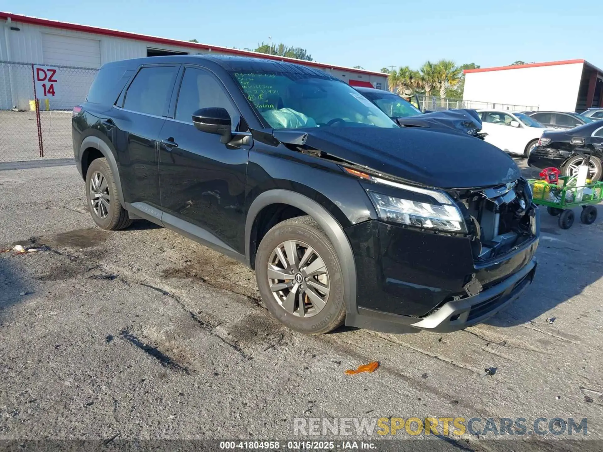 1 Photograph of a damaged car 5N1DR3AC2NC231971 NISSAN PATHFINDER 2022