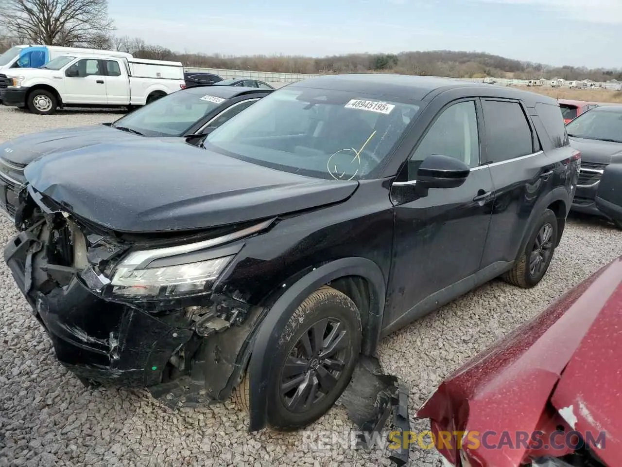 1 Photograph of a damaged car 5N1DR3AC5NC212542 NISSAN PATHFINDER 2022