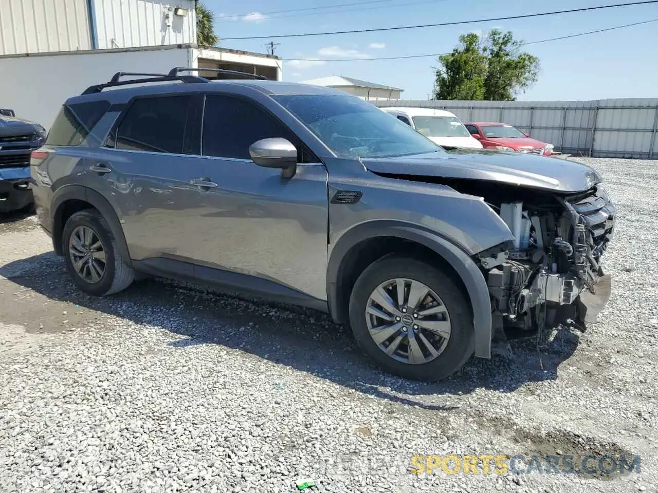 4 Photograph of a damaged car 5N1DR3BA0NC253982 NISSAN PATHFINDER 2022
