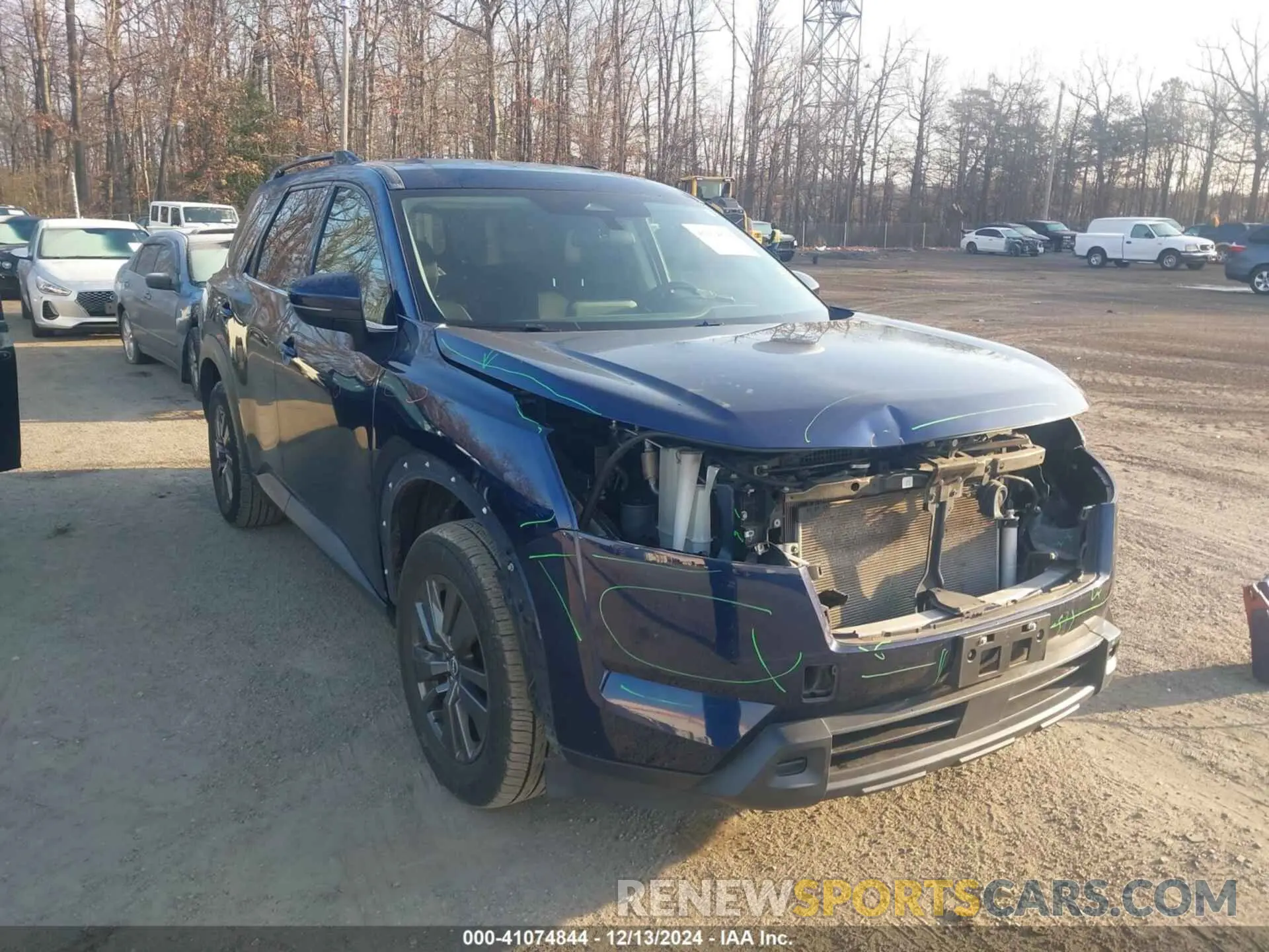 1 Photograph of a damaged car 5N1DR3BA2NC216478 NISSAN PATHFINDER 2022