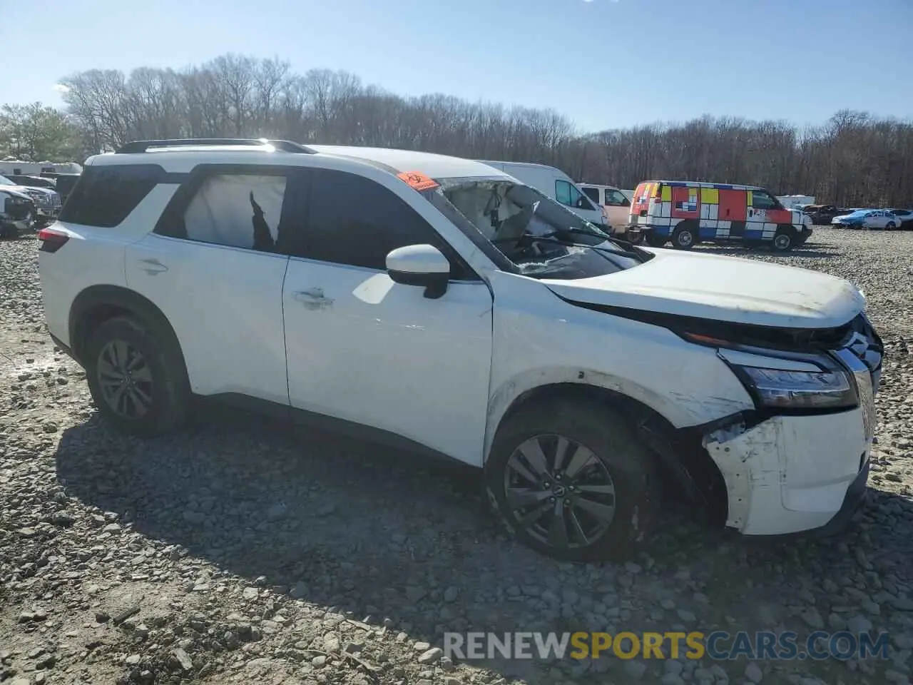 4 Photograph of a damaged car 5N1DR3BAXNC223226 NISSAN PATHFINDER 2022