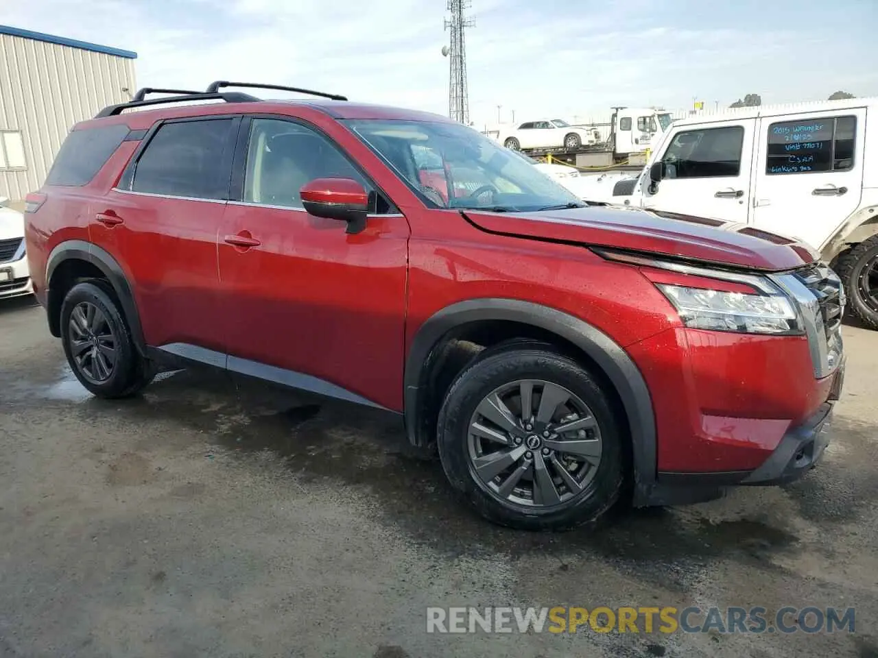 4 Photograph of a damaged car 5N1DR3BAXNC240351 NISSAN PATHFINDER 2022