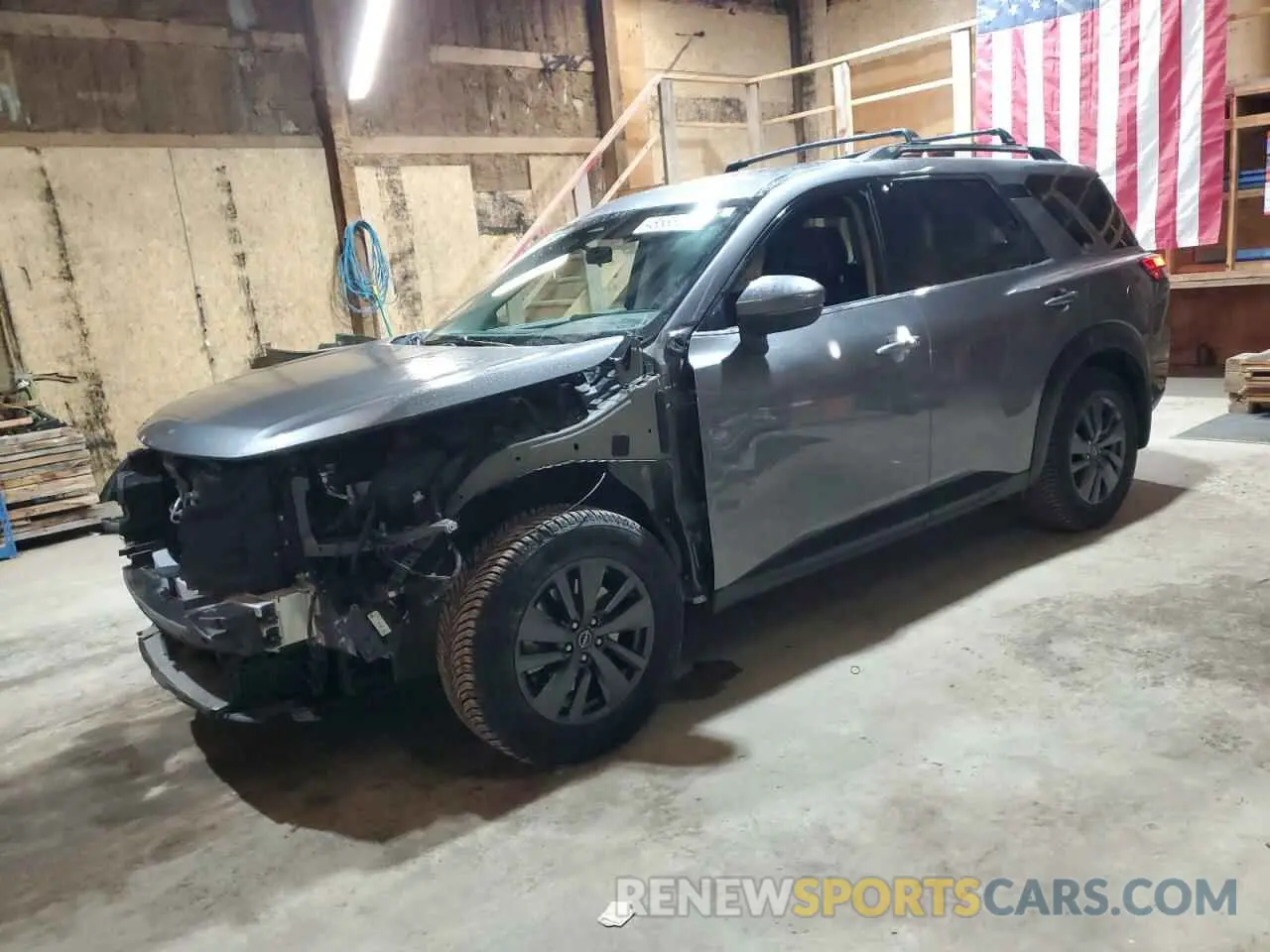 1 Photograph of a damaged car 5N1DR3BC0NC208378 NISSAN PATHFINDER 2022