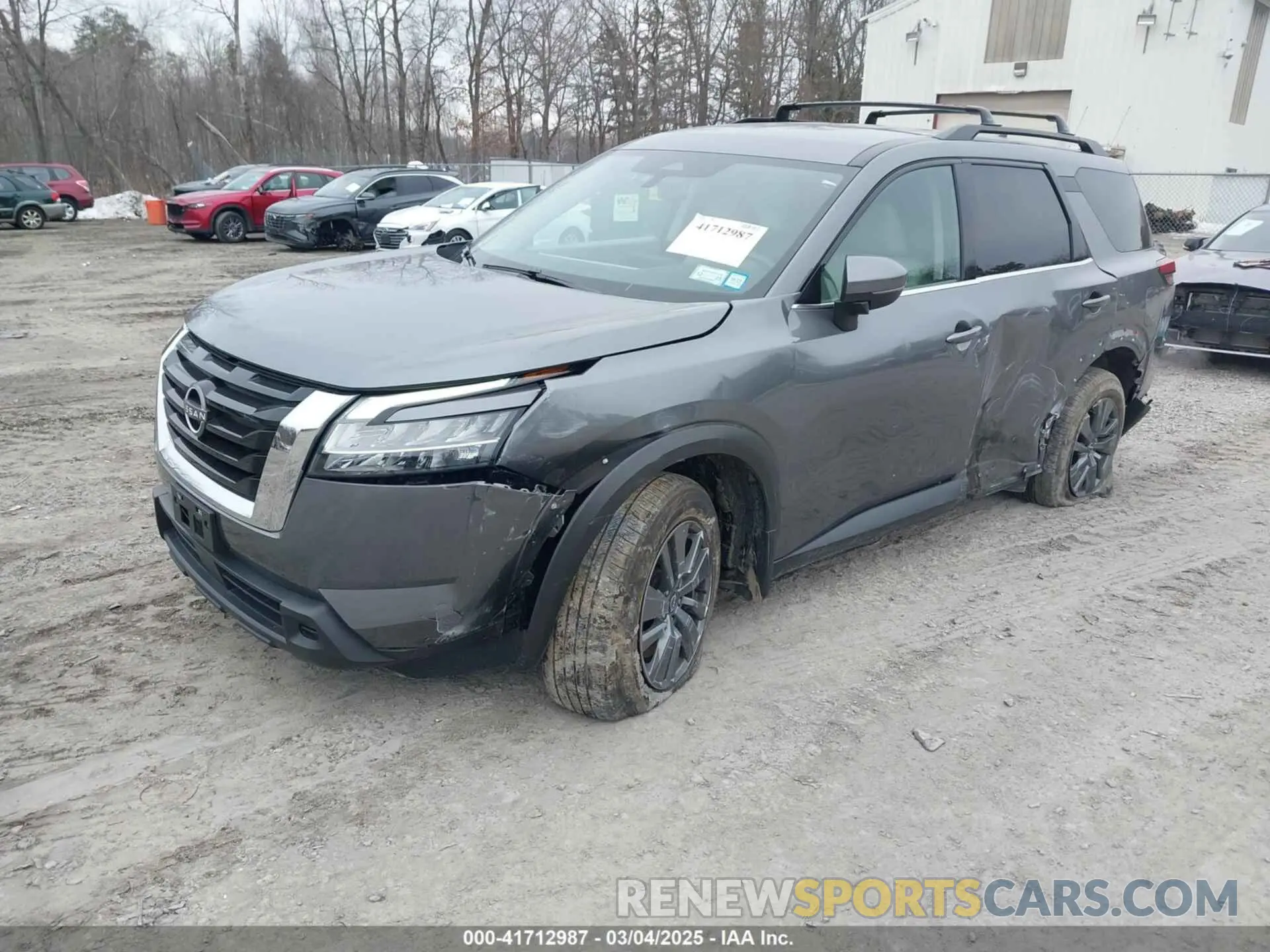 2 Photograph of a damaged car 5N1DR3BC7NC263698 NISSAN PATHFINDER 2022