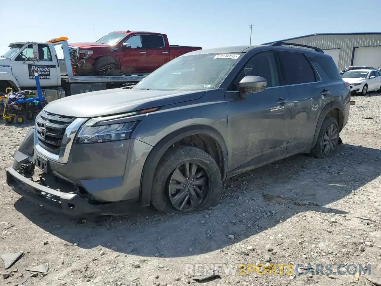 1 Photograph of a damaged car 5N1DR3BC8NC215093 NISSAN PATHFINDER 2022