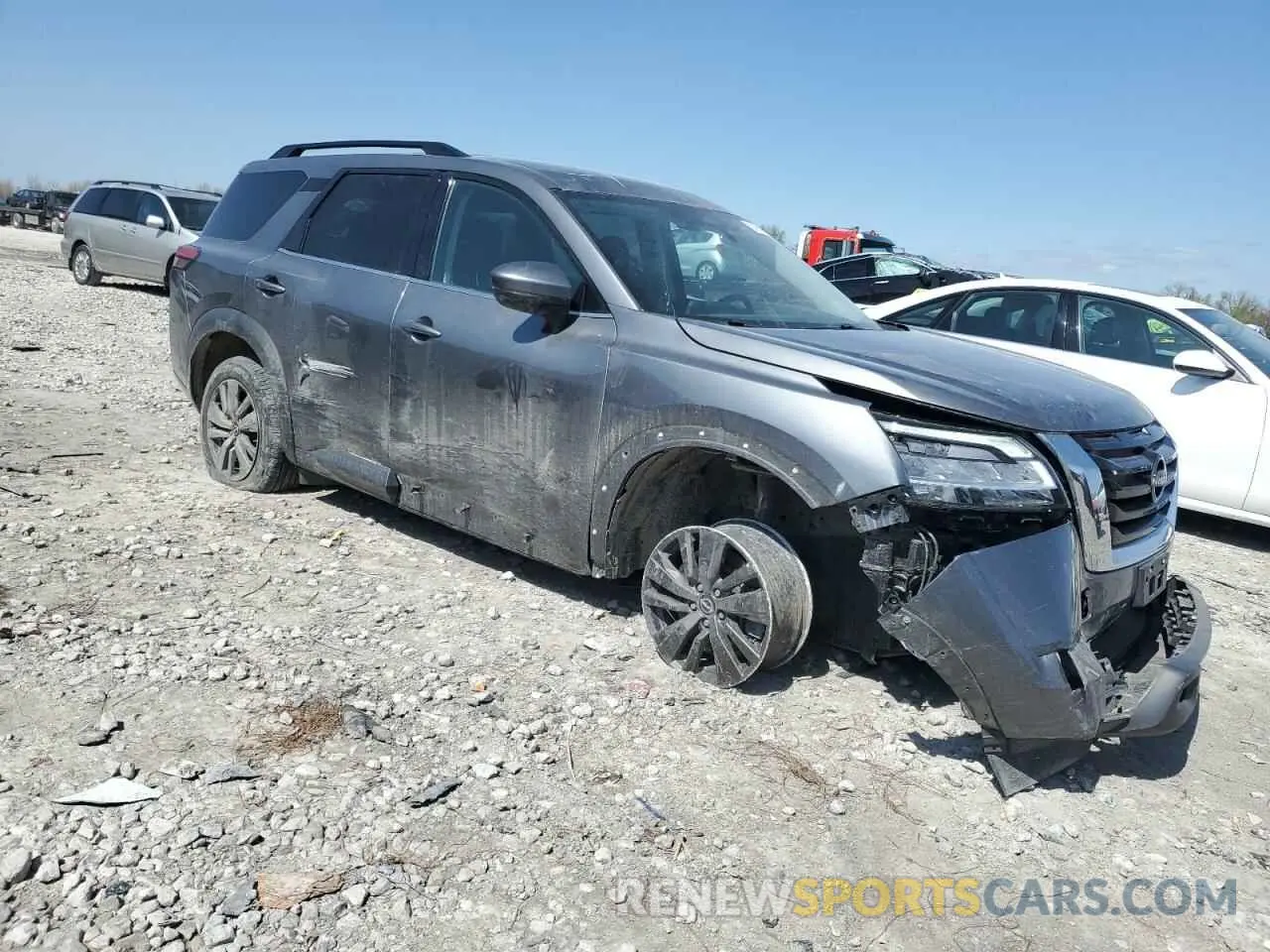 4 Photograph of a damaged car 5N1DR3BC8NC215093 NISSAN PATHFINDER 2022