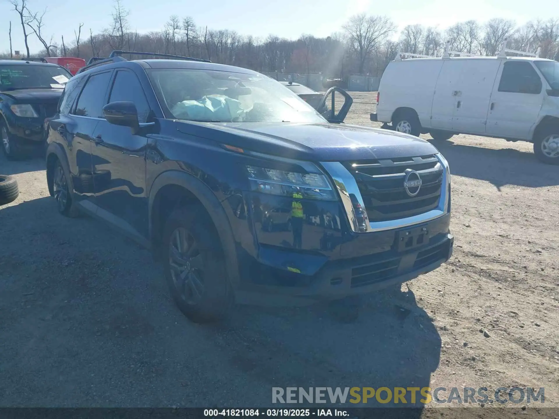 1 Photograph of a damaged car 5N1DR3BC8NC217216 NISSAN PATHFINDER 2022