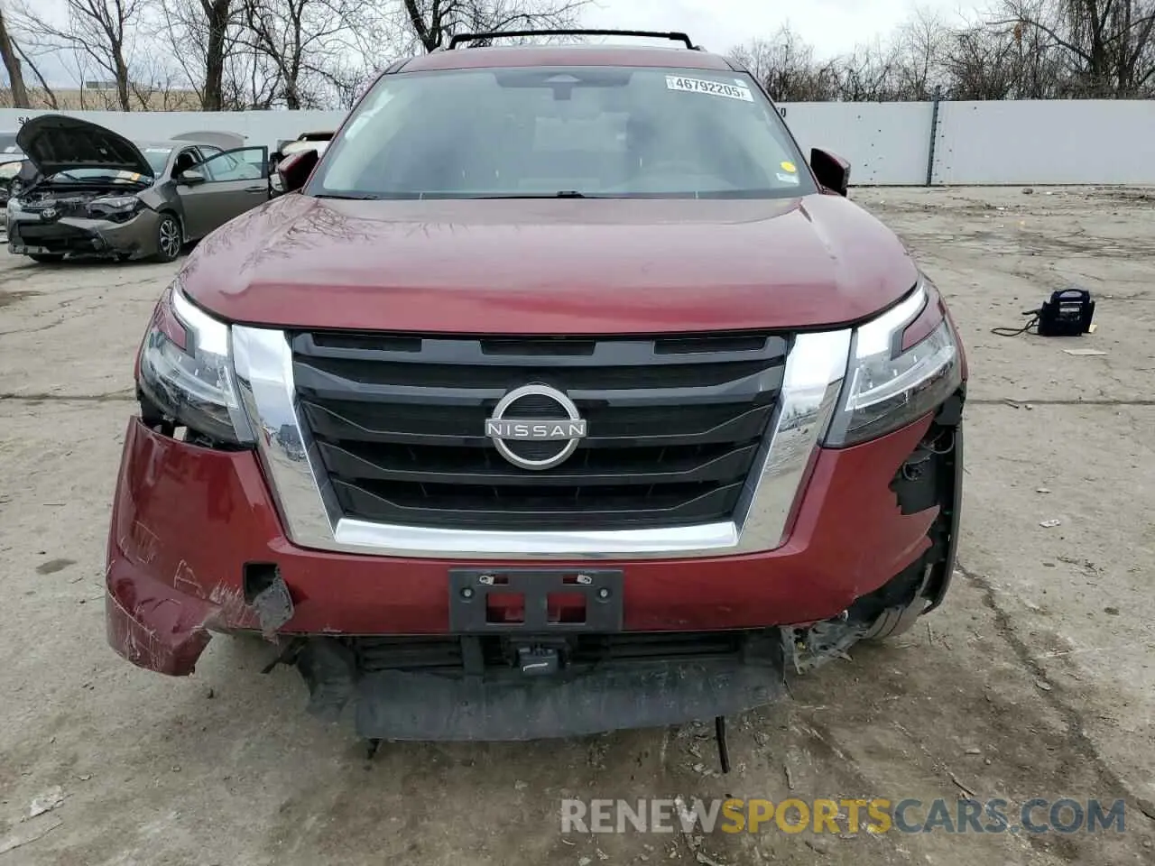 5 Photograph of a damaged car 5N1DR3BD5NC271677 NISSAN PATHFINDER 2022