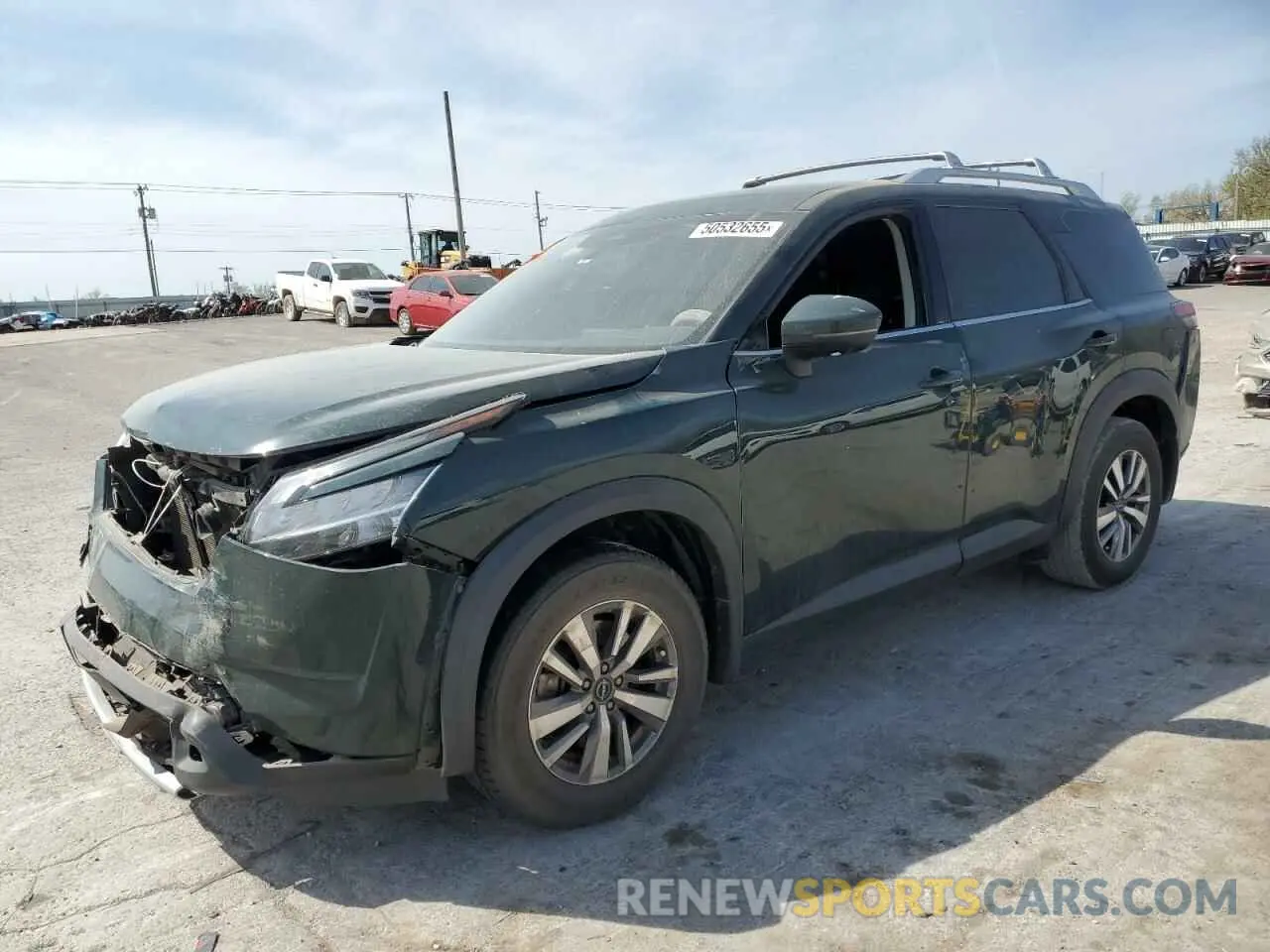1 Photograph of a damaged car 5N1DR3CA0NC242799 NISSAN PATHFINDER 2022