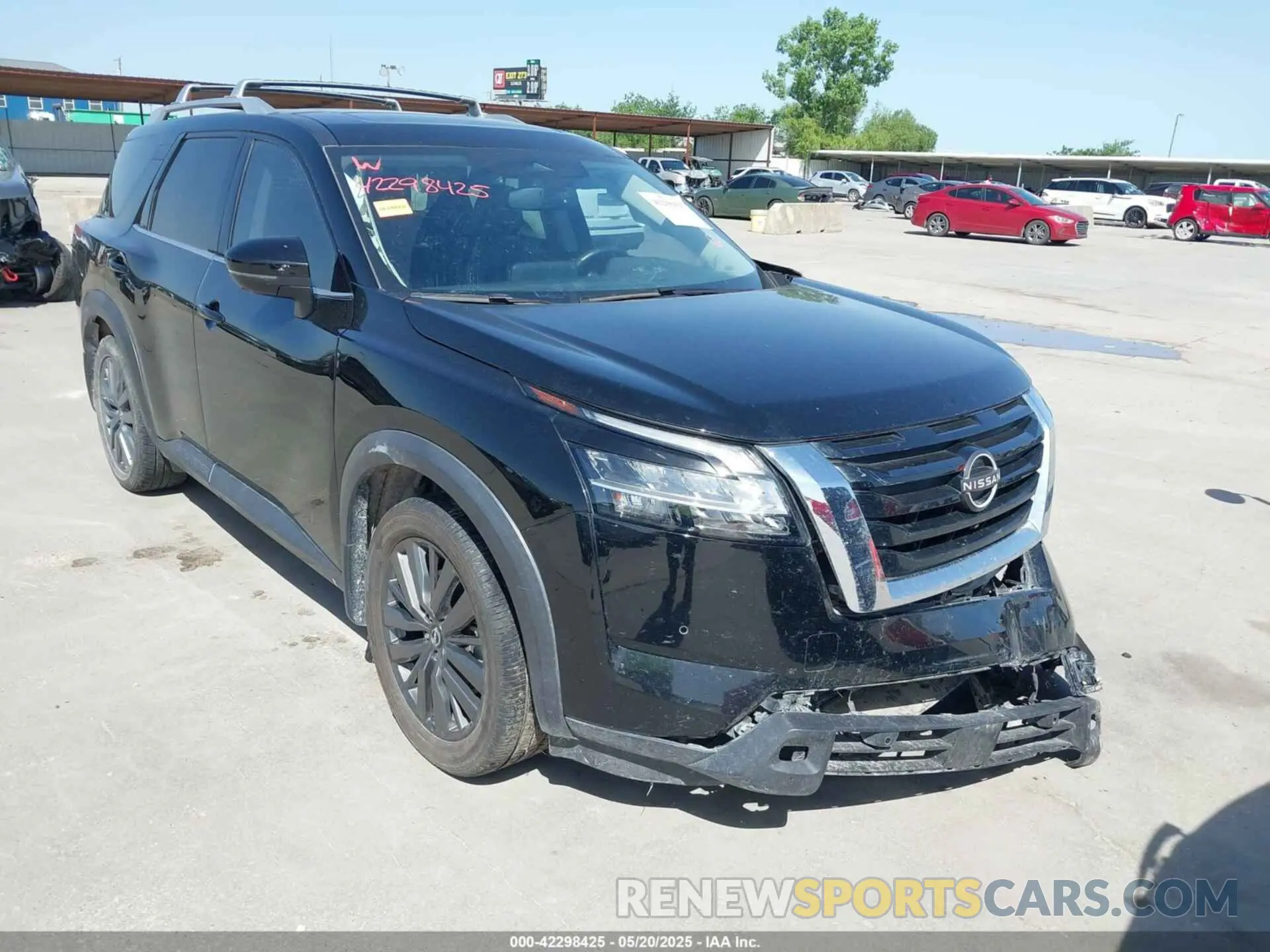 1 Photograph of a damaged car 5N1DR3CB7NC211557 NISSAN PATHFINDER 2022