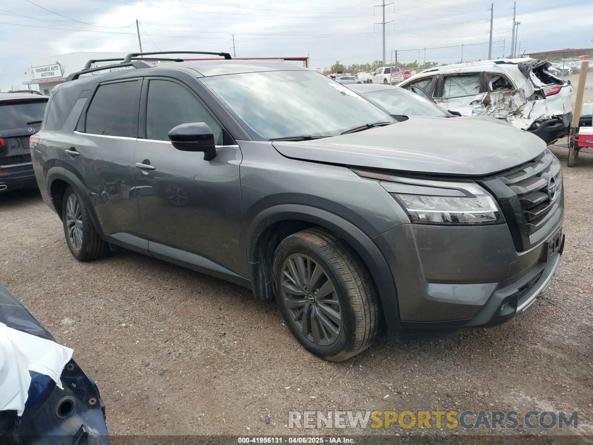 1 Photograph of a damaged car 5N1DR3CB8NC232370 NISSAN PATHFINDER 2022