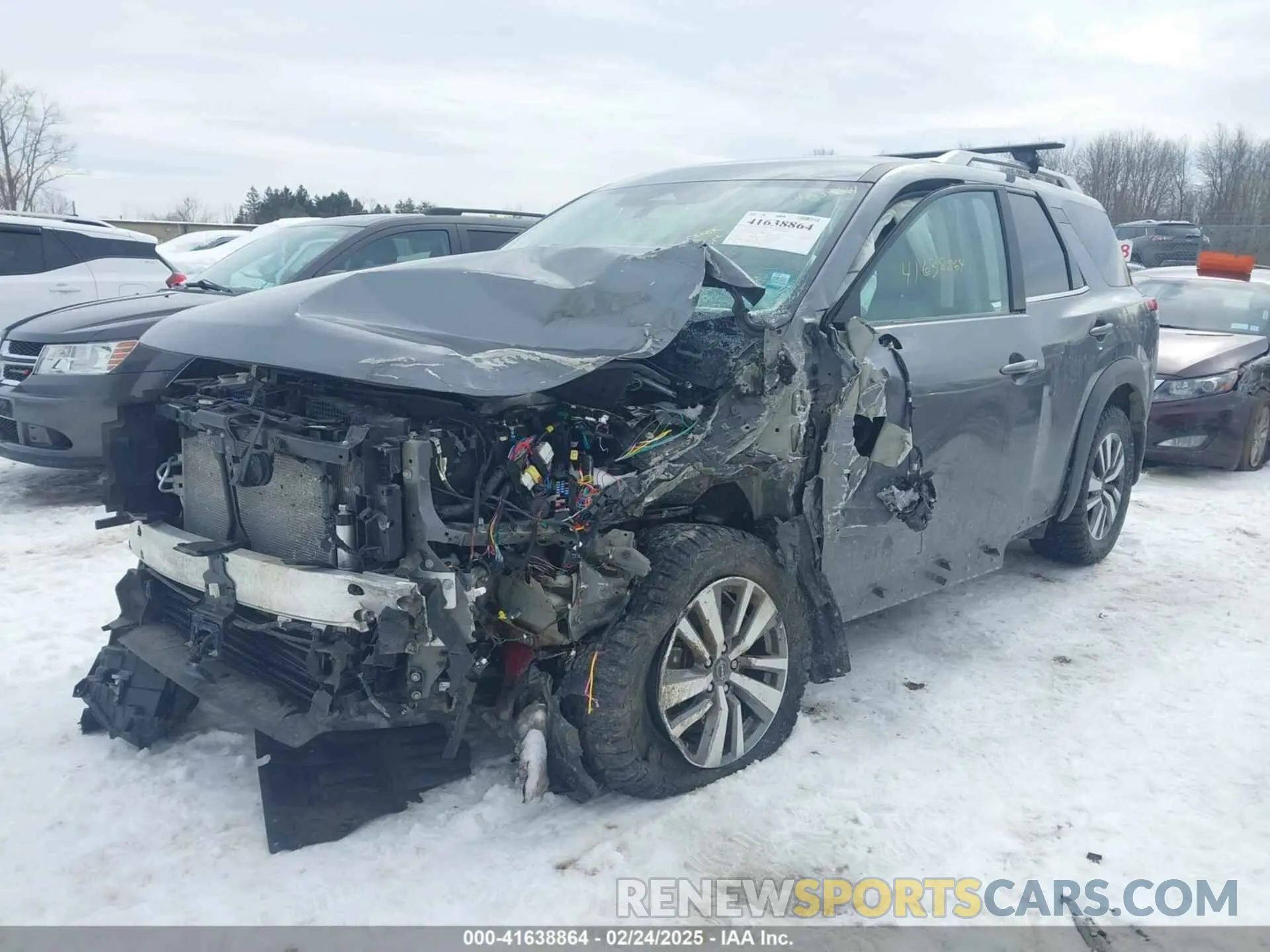 2 Photograph of a damaged car 5N1DR3CC1NC264876 NISSAN PATHFINDER 2022
