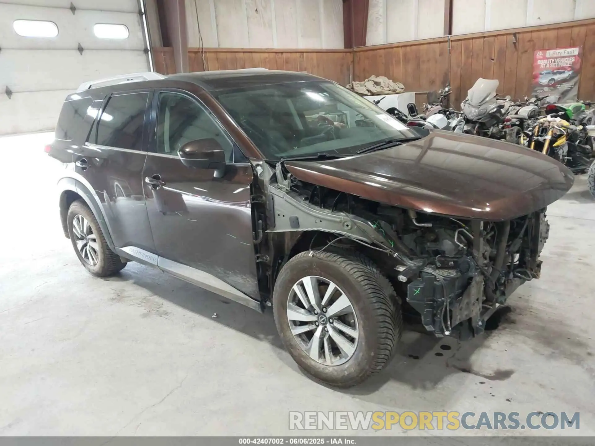 1 Photograph of a damaged car 5N1DR3CC3NC263731 NISSAN PATHFINDER 2022
