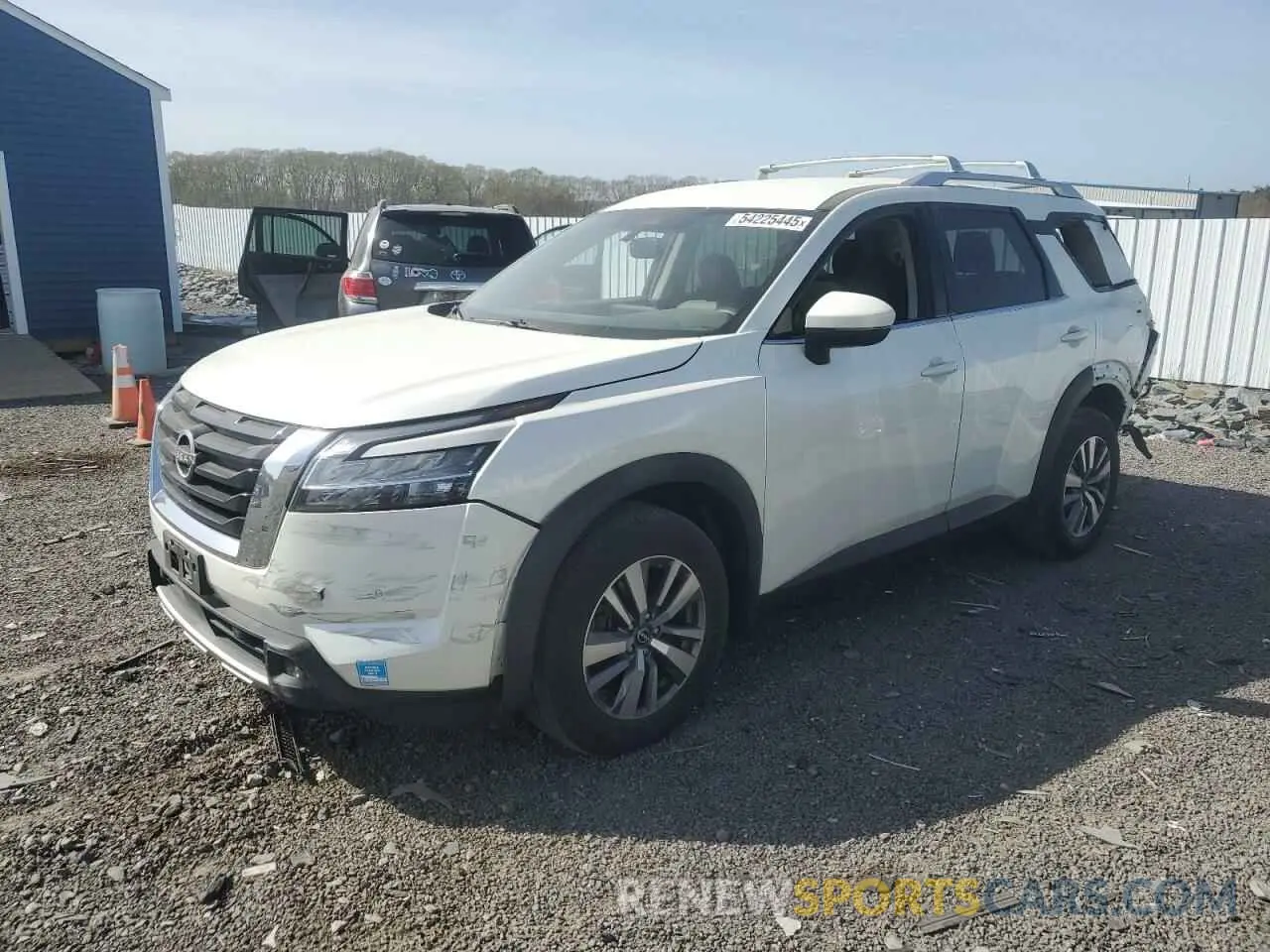 1 Photograph of a damaged car 5N1DR3CC7NC255826 NISSAN PATHFINDER 2022